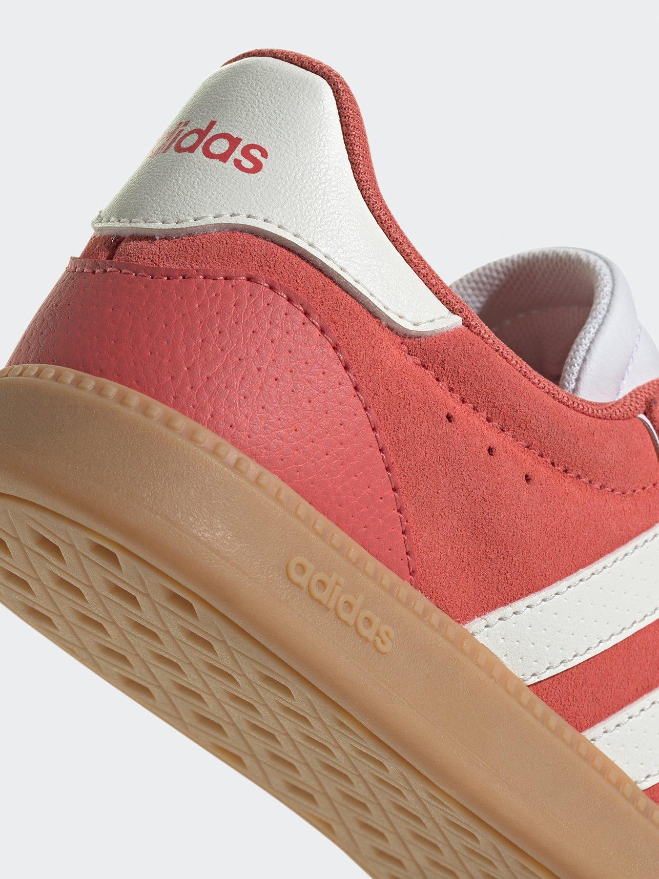 adidas Sportswear Women s Breaknet Sleek Suede Trainer Light Orange Very