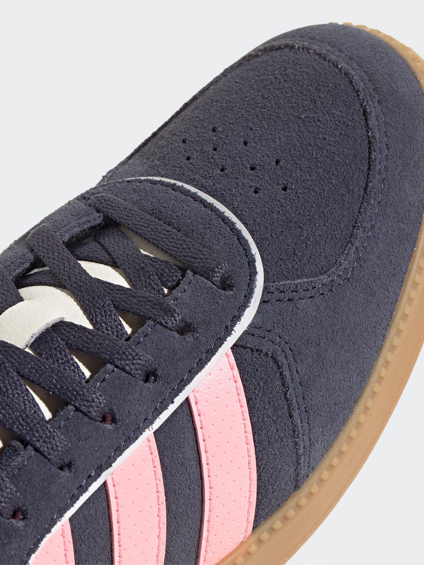 Image 6 of 6 of adidas Sportswear Women's Breaknet Sleek Suede Trainer - Navy/Pink