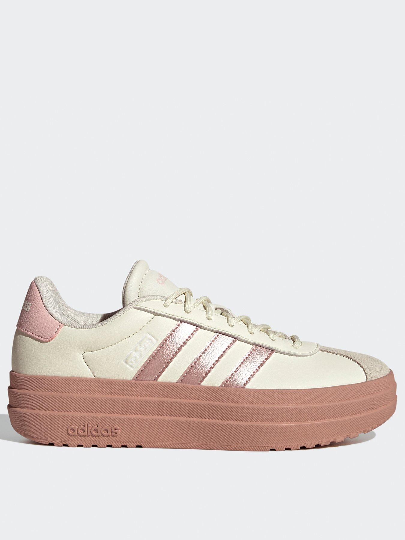 adidas Sportswear Women's VL Court Bold Trainer White/Pink Very