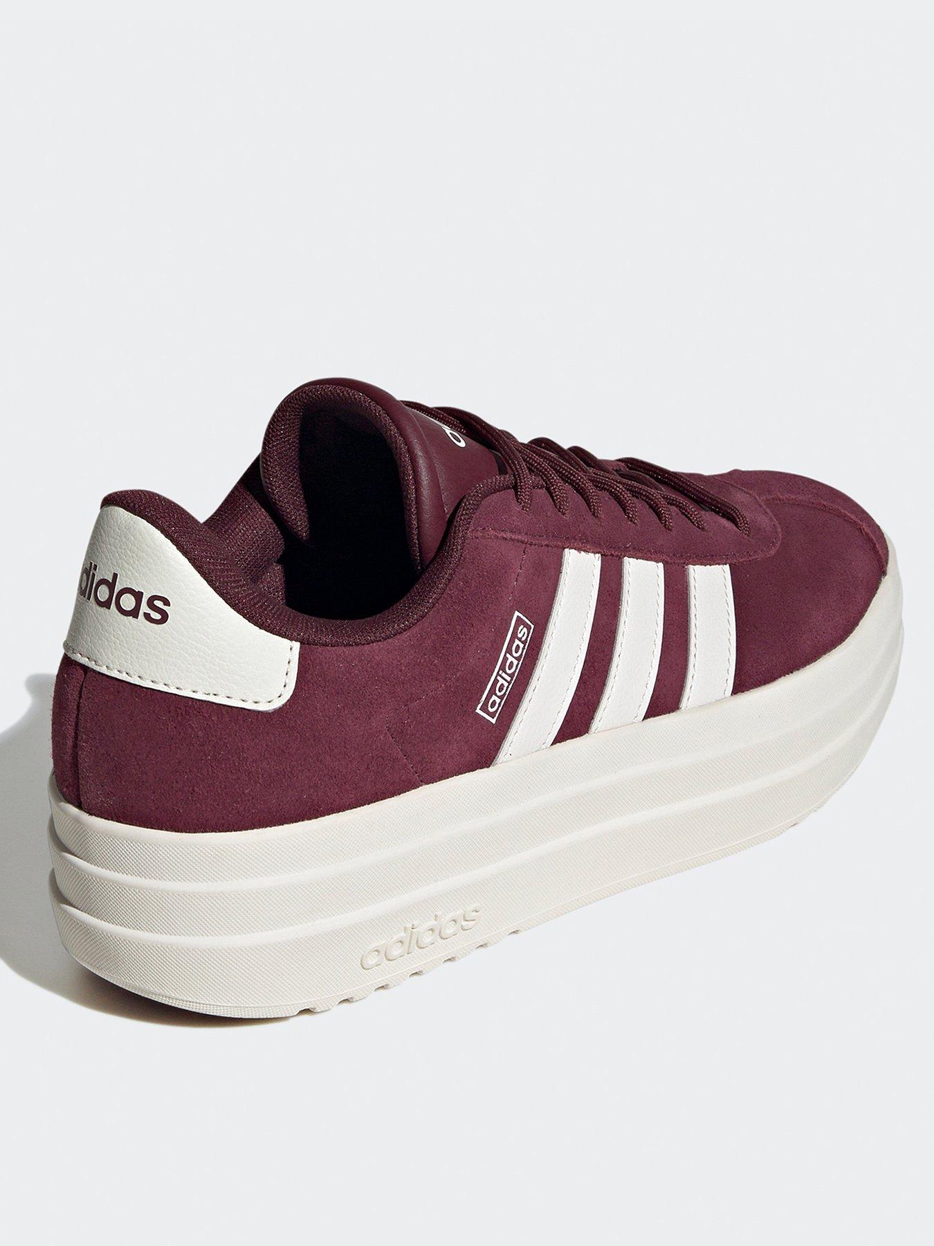 Dark red adidas trainers outlet