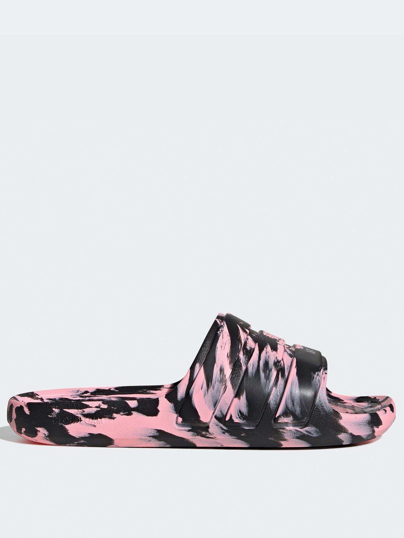 Women s Adilette Flow Slider Pink black