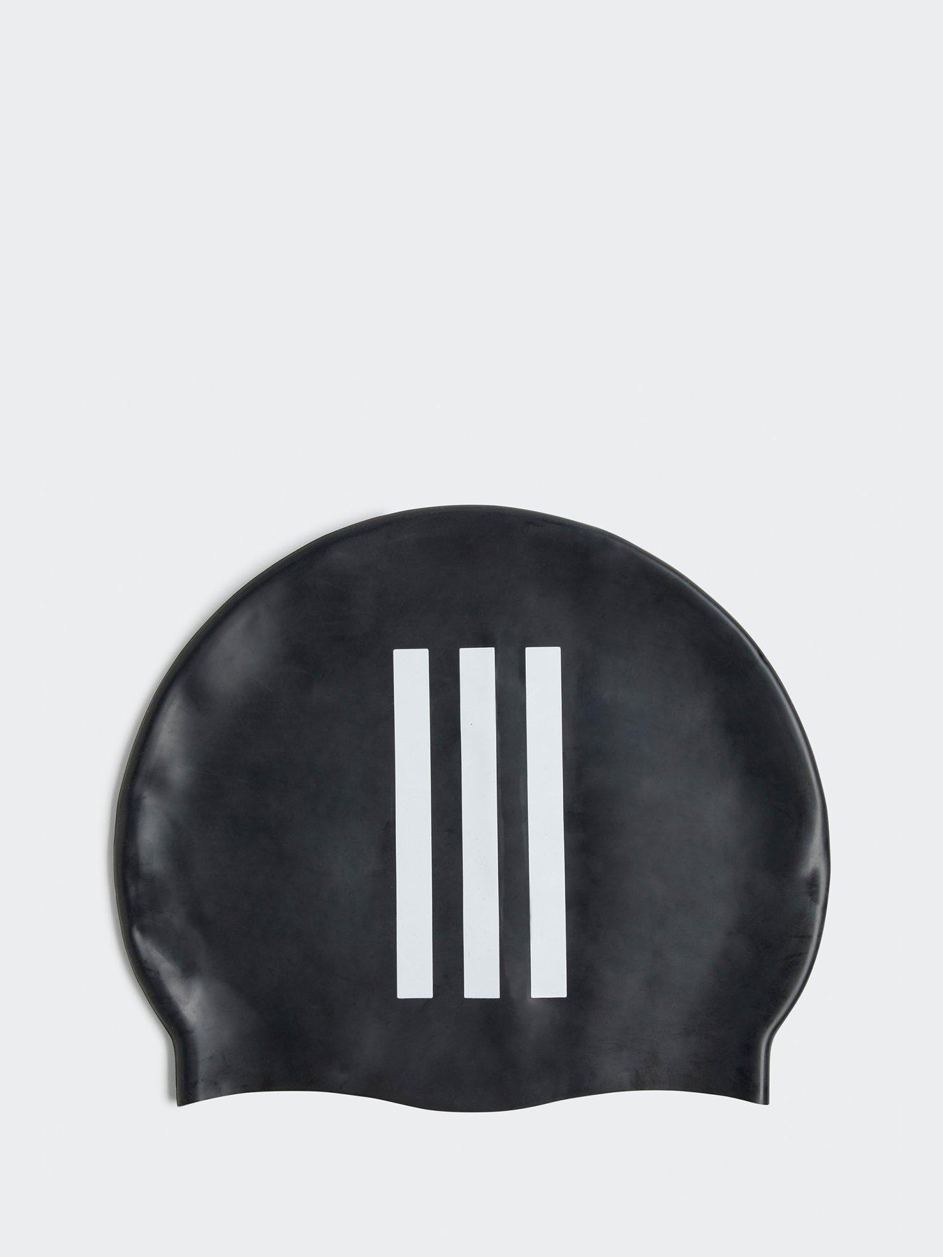 Image 2 of 4 of adidas Unisex Kids Swimming 3 Stripe Cap - Black