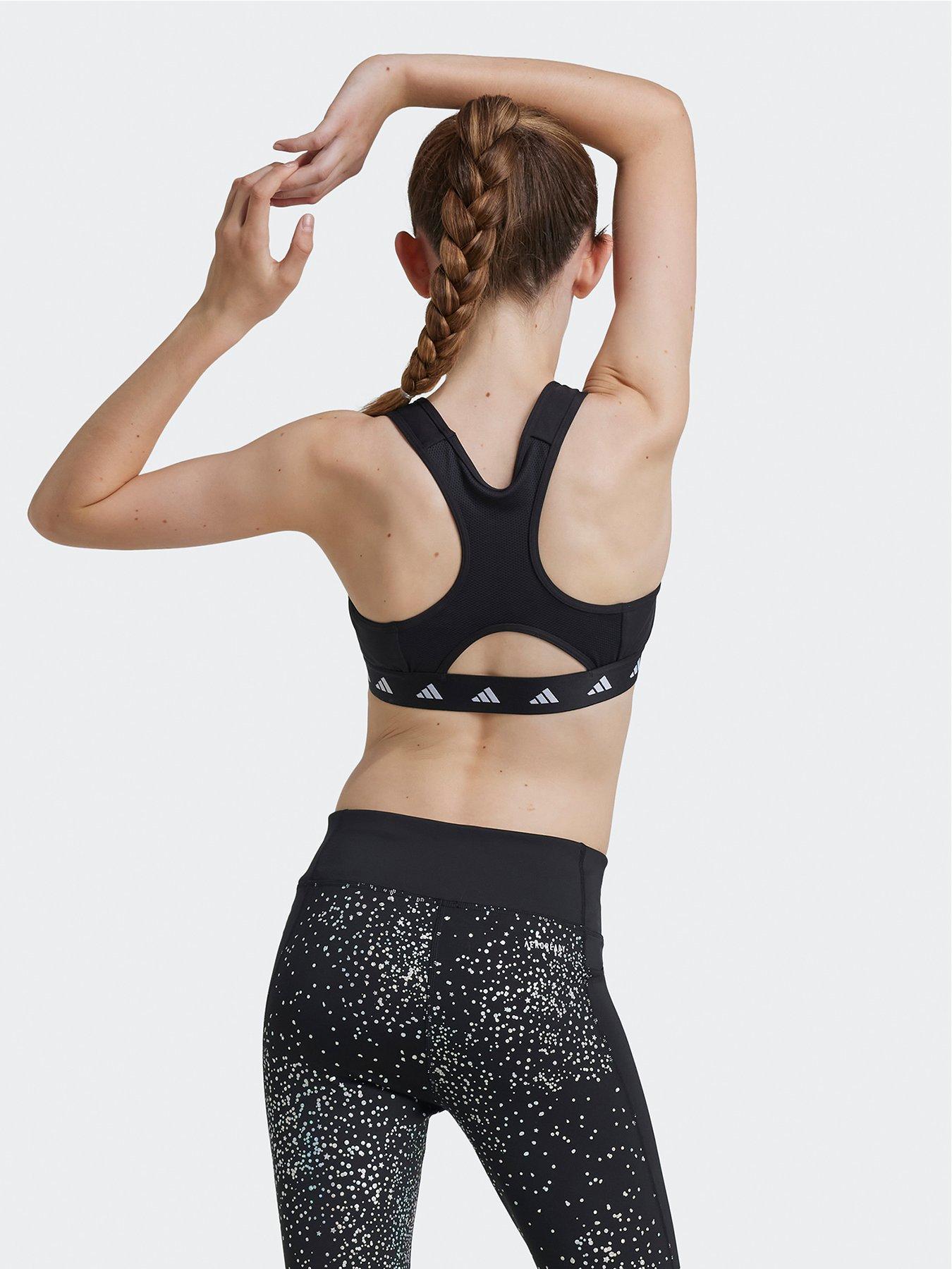 Image 3 of 5 of adidas Junior Girls Training Power Tech Fit Bra - Black