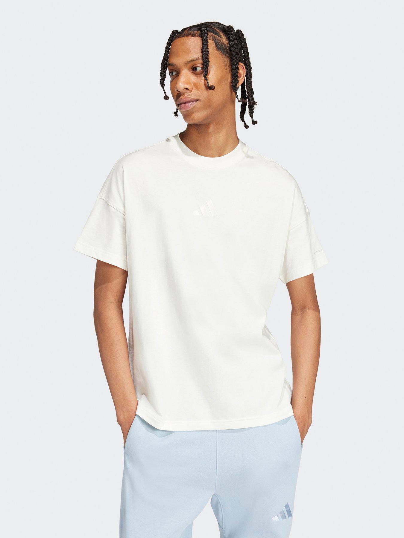 adidas Sportswear Mens All Season T Shirt Off White Very