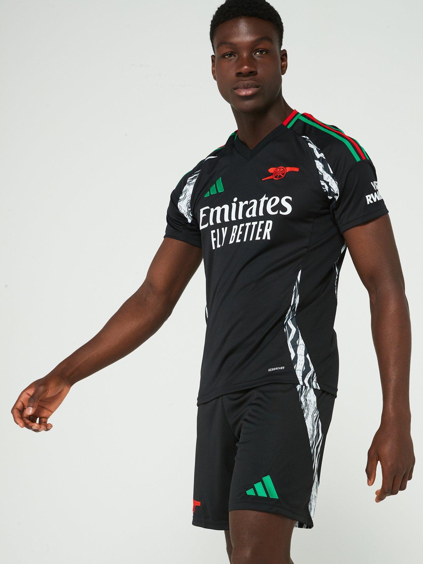 undefined Arsenal 24/25 Away Stadium Replica Shirt - Black