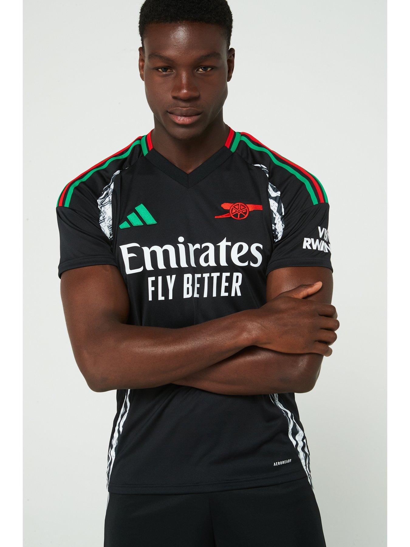 Arsenal 24 25 Away Stadium Replica Shirt Black