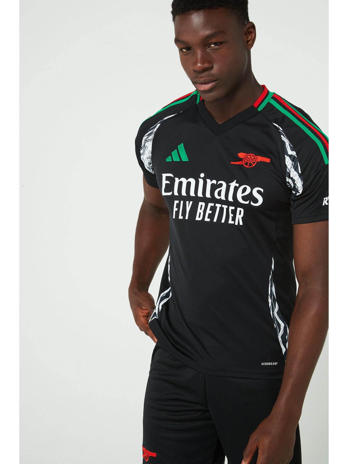 Image 6 of 6 of adidas Arsenal&nbsp;24/25 Away Stadium Replica&nbsp;Shirt - Black