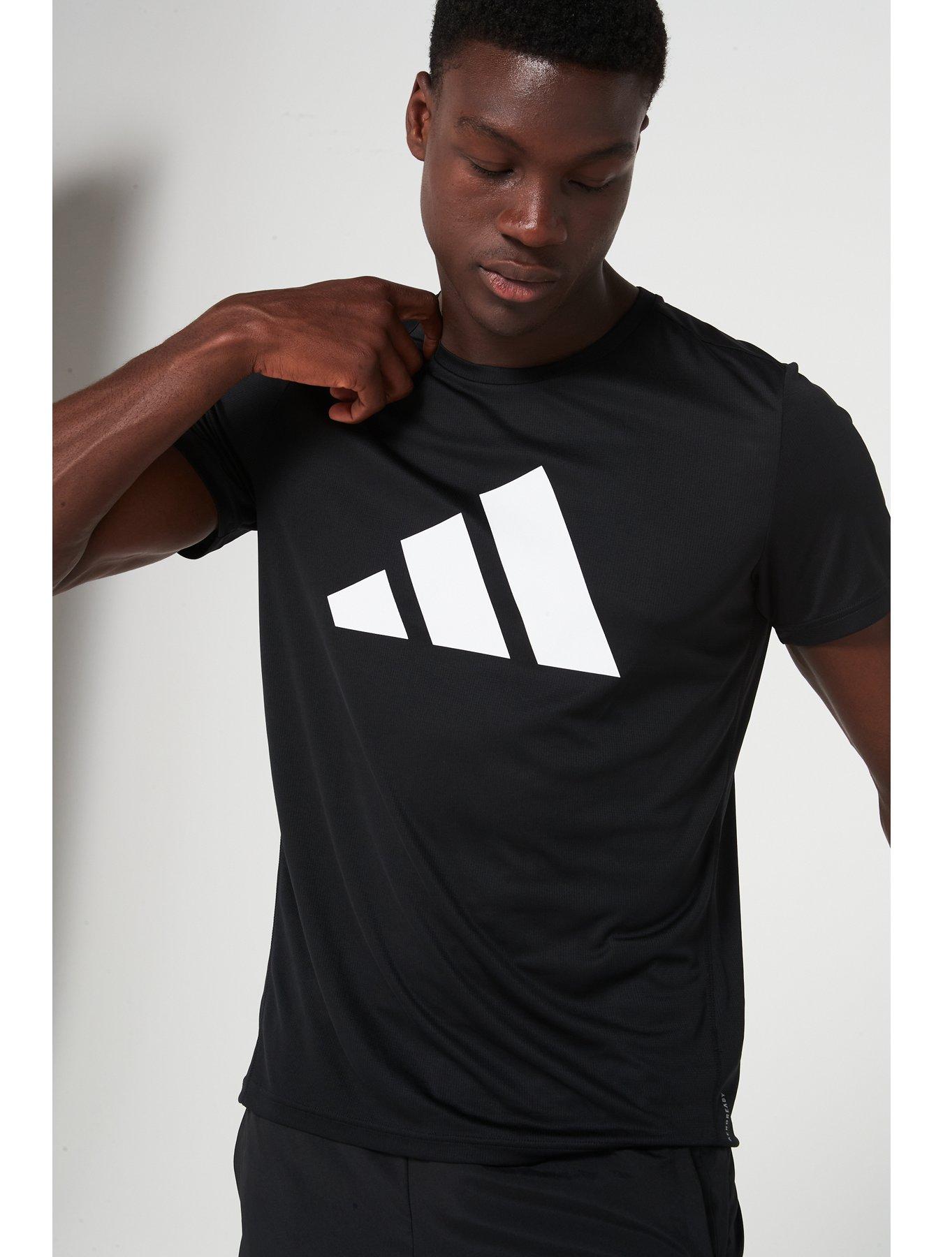 Image 5 of 6 of adidas Mens Running Run It T-Shirt - Black