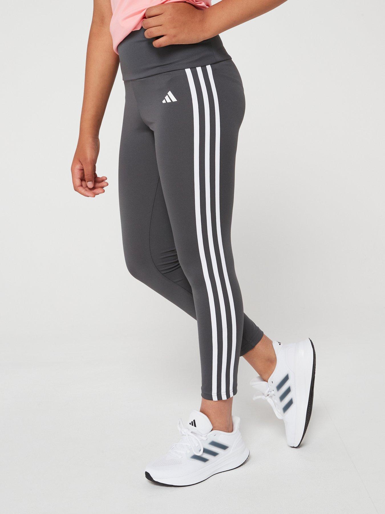 Girls grey adidas leggings online