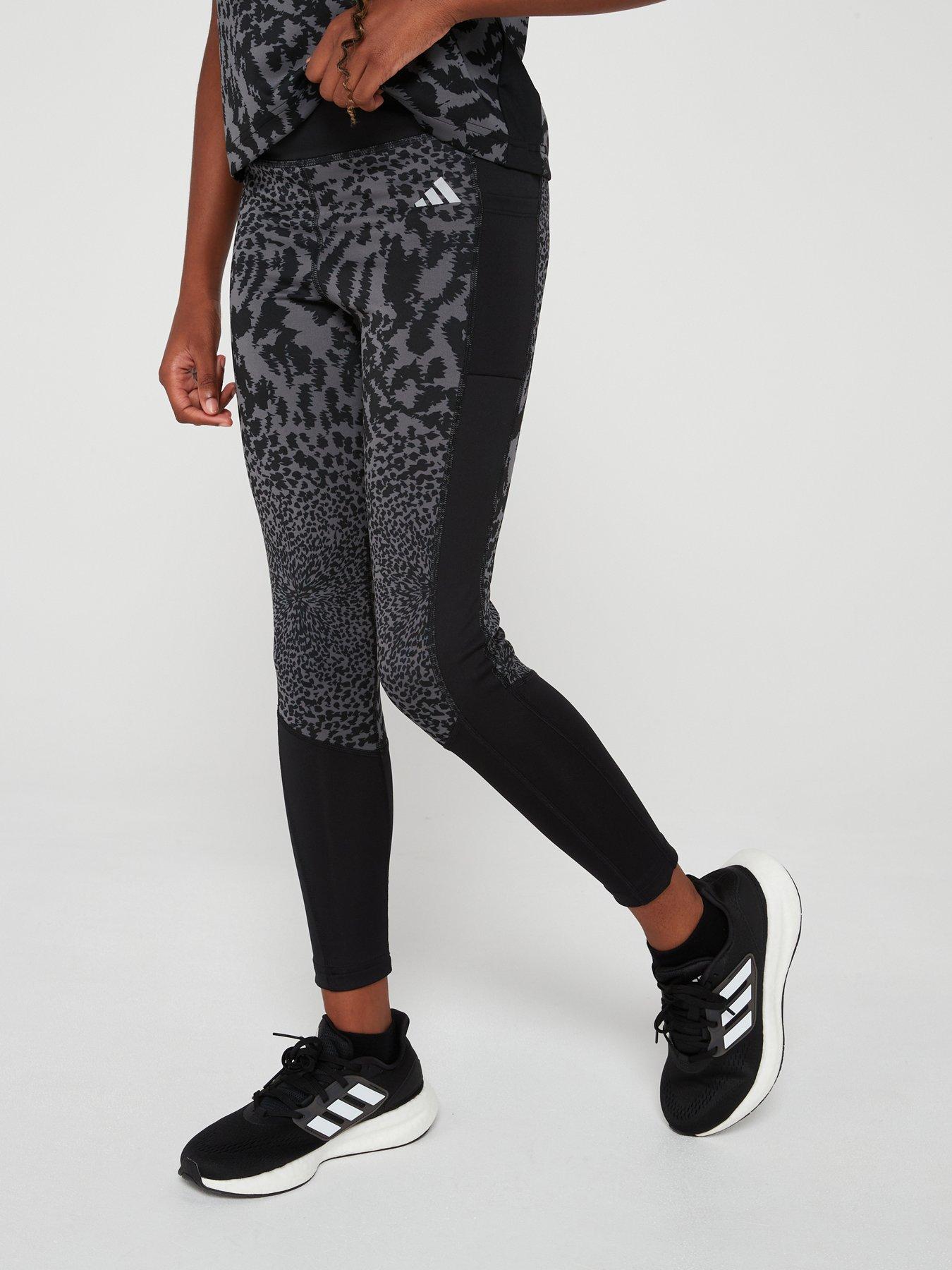 undefined Junior Girls Training Optime Printed Leggings - Multi