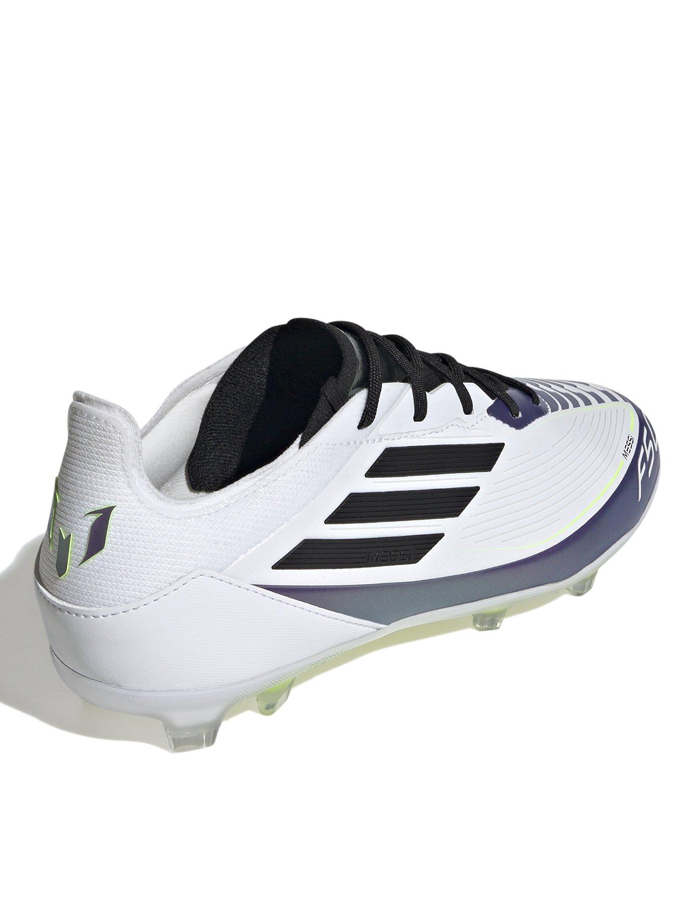 Image 3 of 7 of adidas Junior Messi F50 Pro Firm Ground Football Boots - White