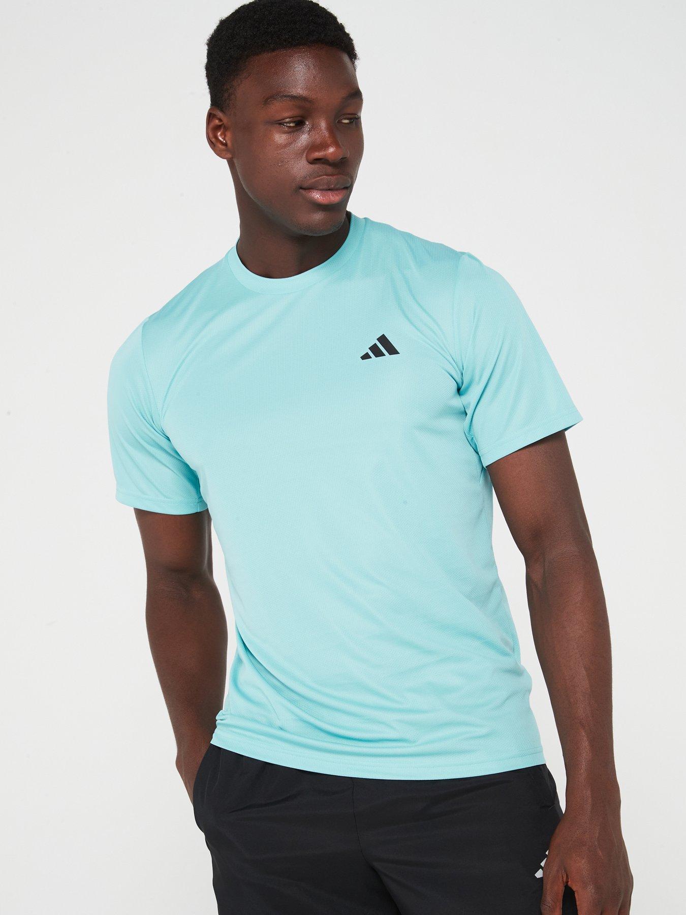 Adidas green and white t shirt online