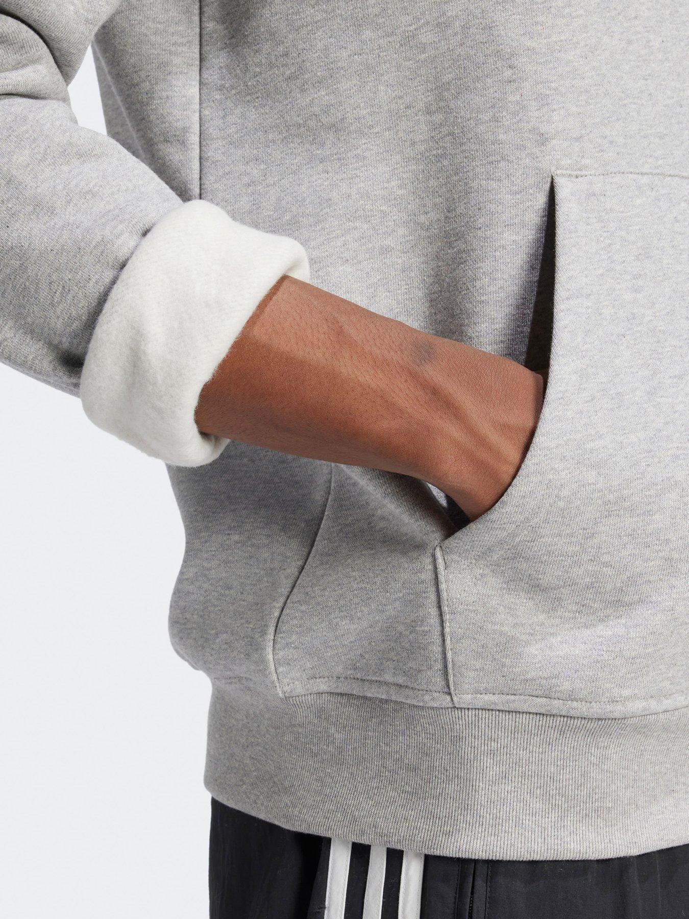 Image 5 of 5 of adidas Originals Mens Essentials Hoodie - Grey