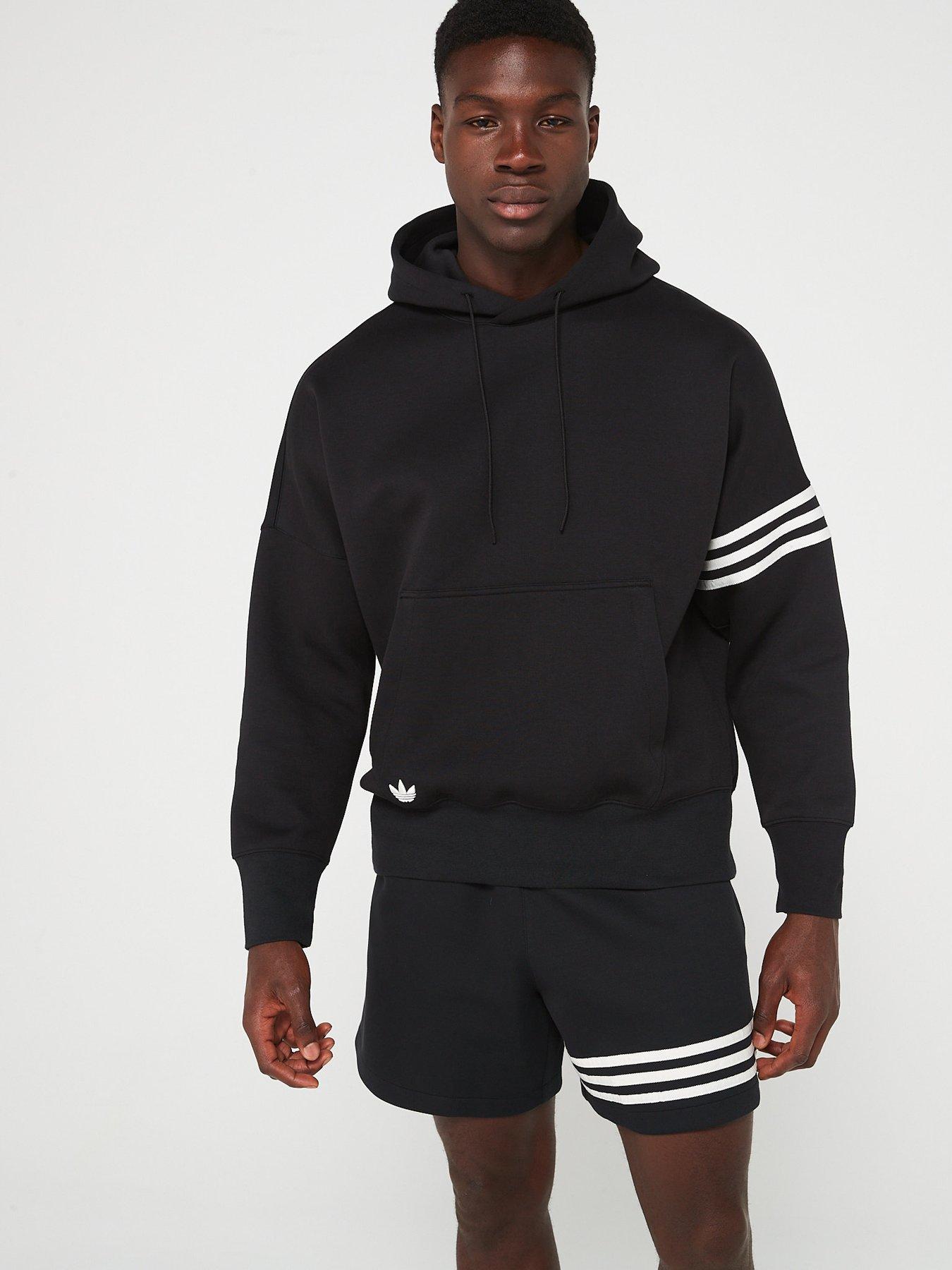 adidas Originals Mens Neu Classics Hoodie Black Very