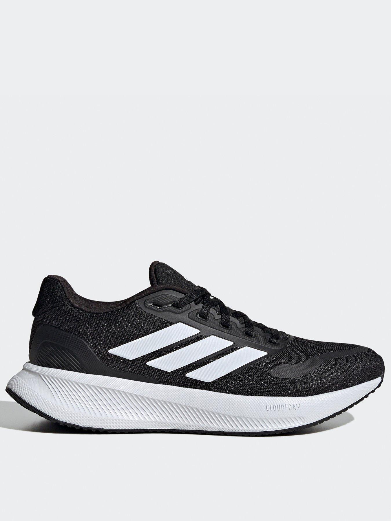undefined Womens Running Runfalcon 5 Trainers - Black/White