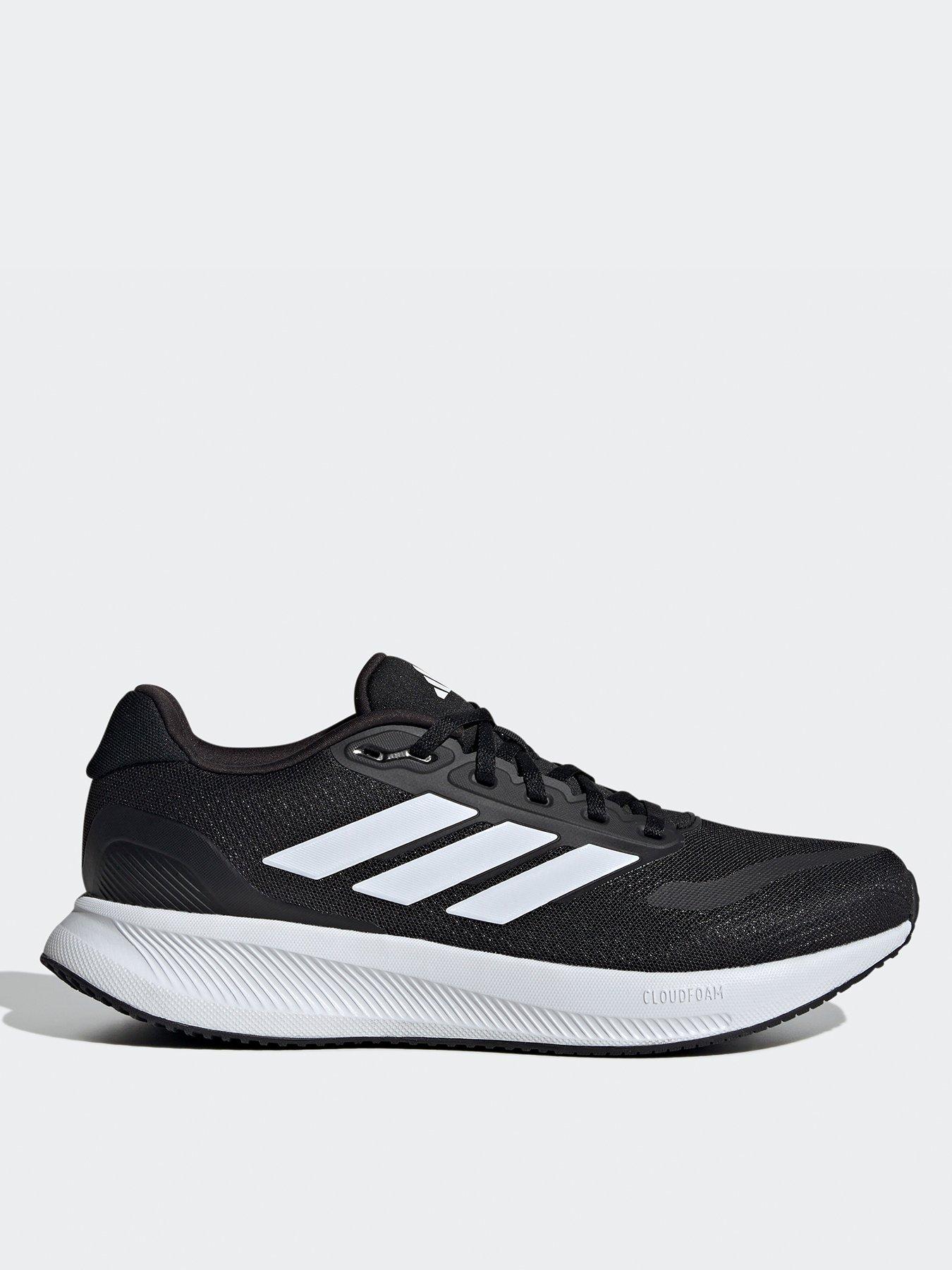 undefined Men's Running Runfalcon 5 Trainers - Black/White