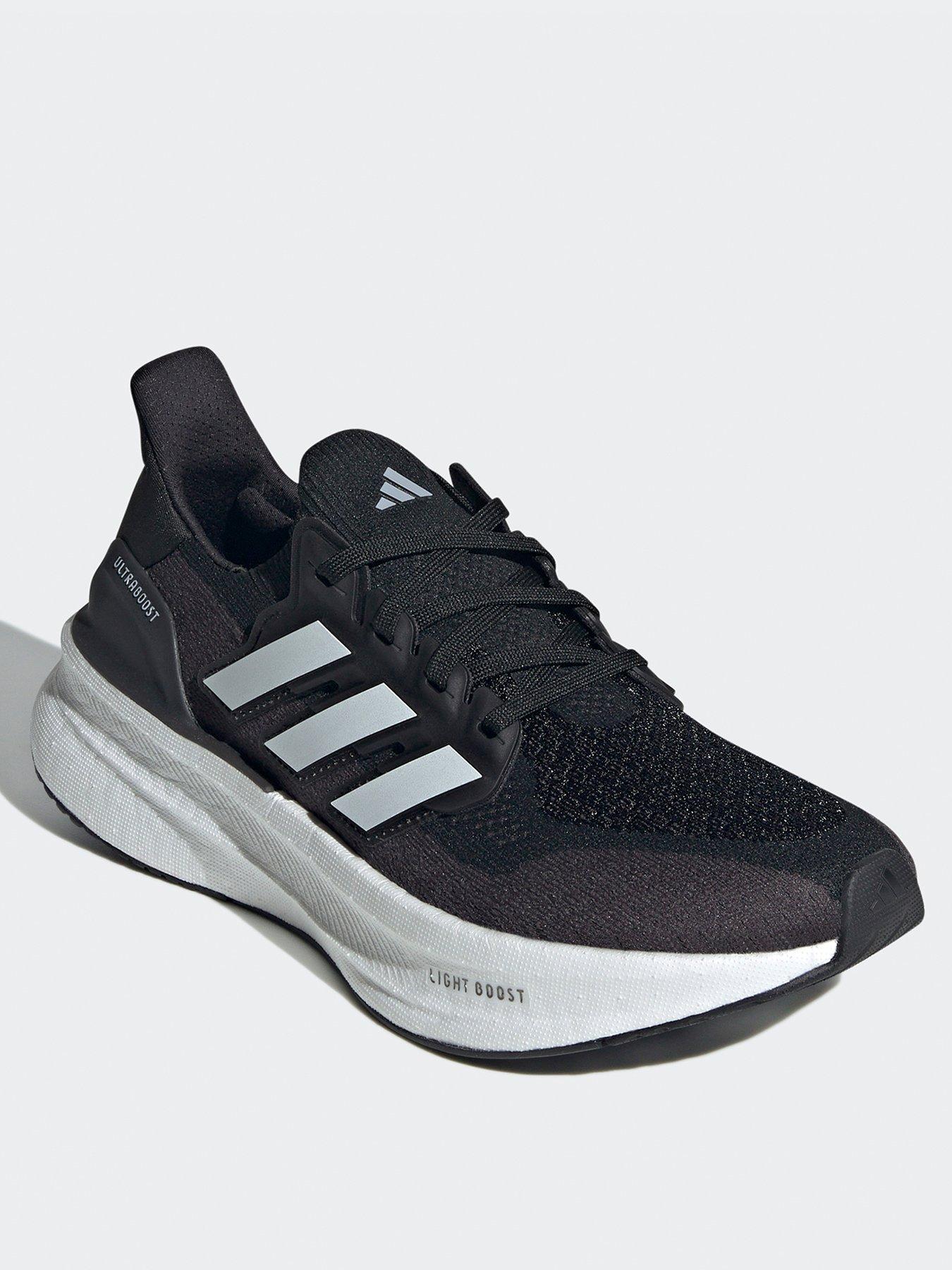 Black and white adidas womens running shoes best sale