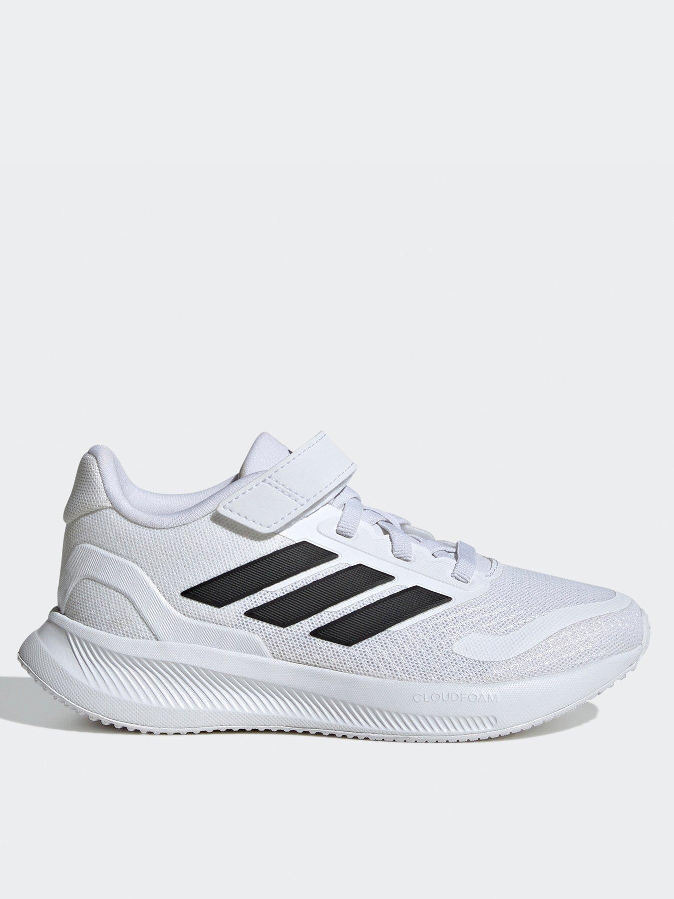 adidas Unisex Kids Running Runfalcon 5 Trainers - White/Black