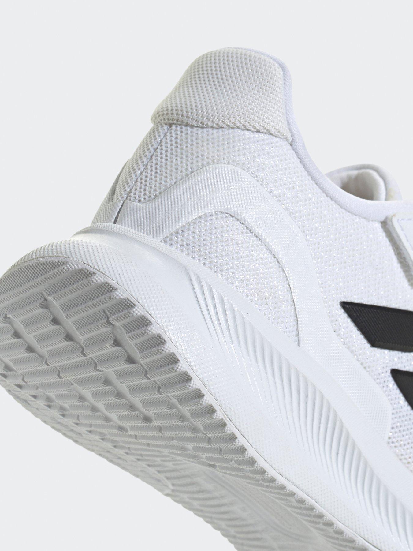 Image 6 of 7 of adidas Unisex Kids Running Runfalcon 5 Trainers - White/Black