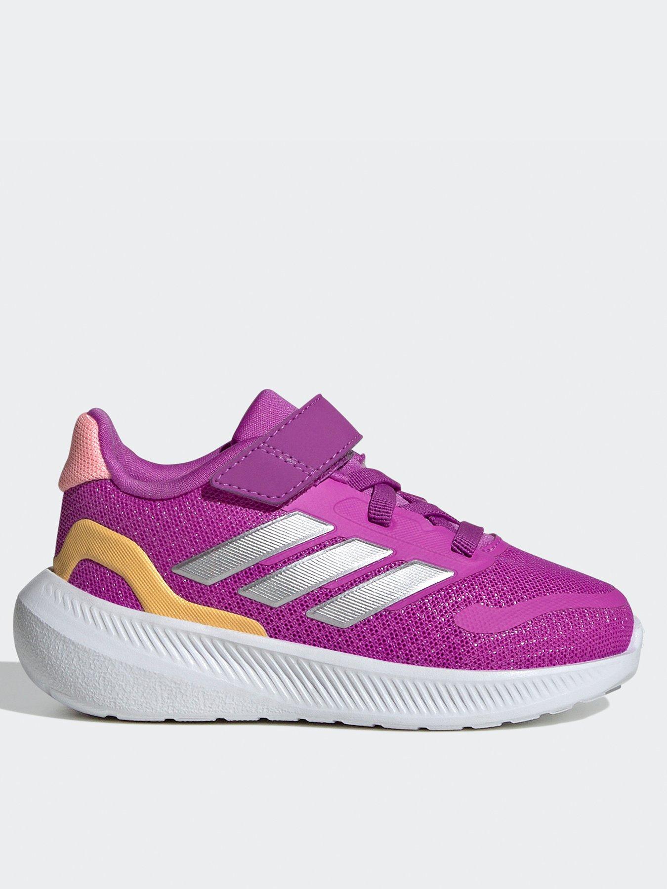 Girls pink adidas trainers best sale