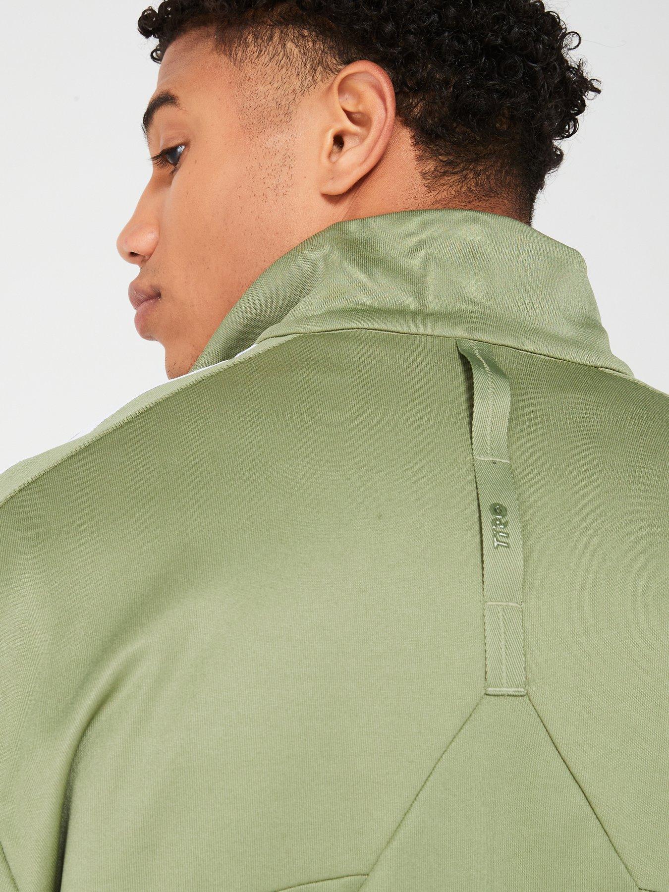 adidas track top green