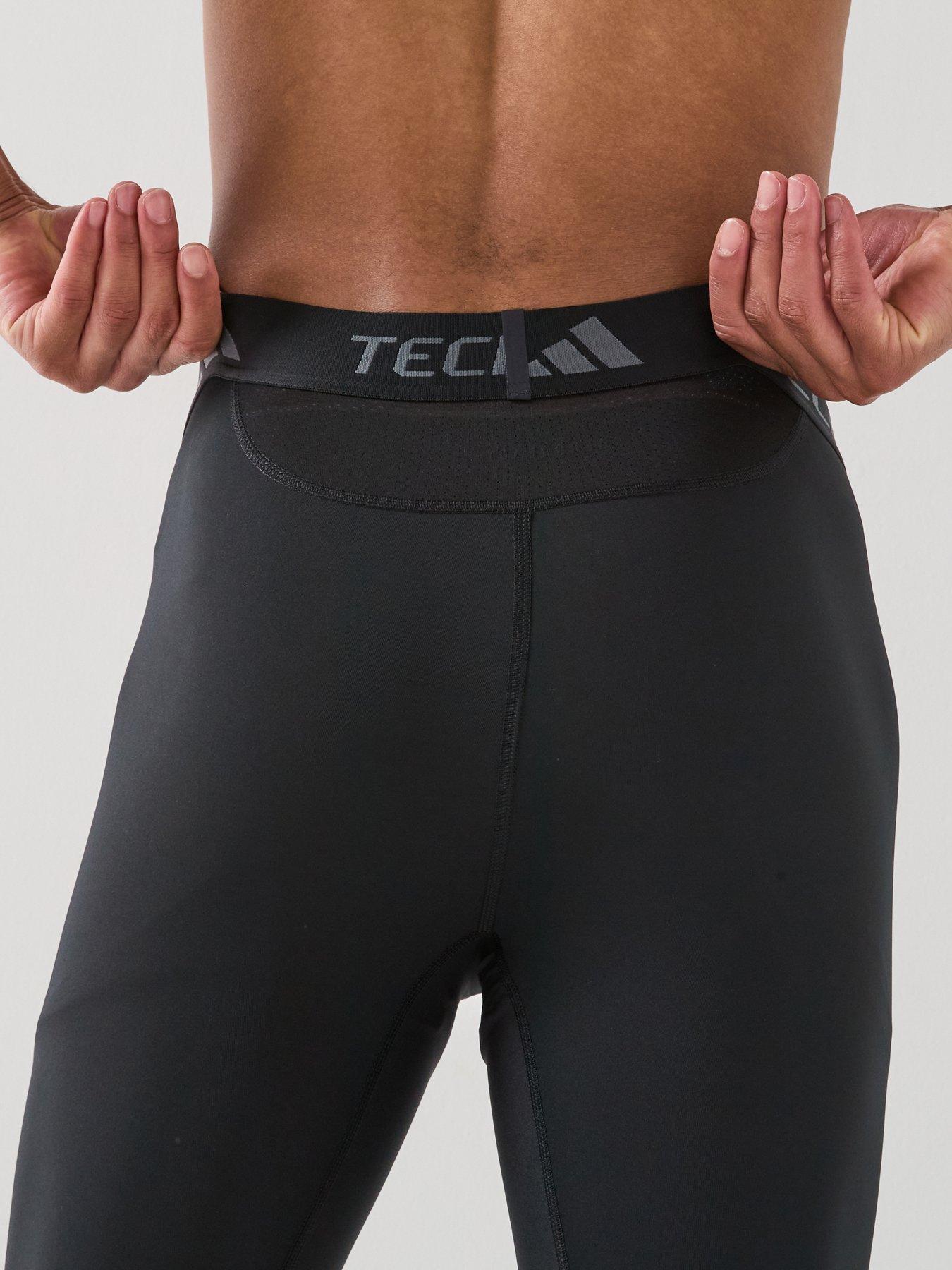 Image 4 of 6 of adidas Mens Training Tech Fit Base Tight - Black