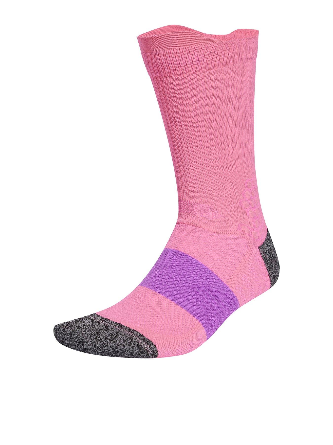 adidas Unisex Running Ub23 Socks - Pink, Pink, Size M, Women