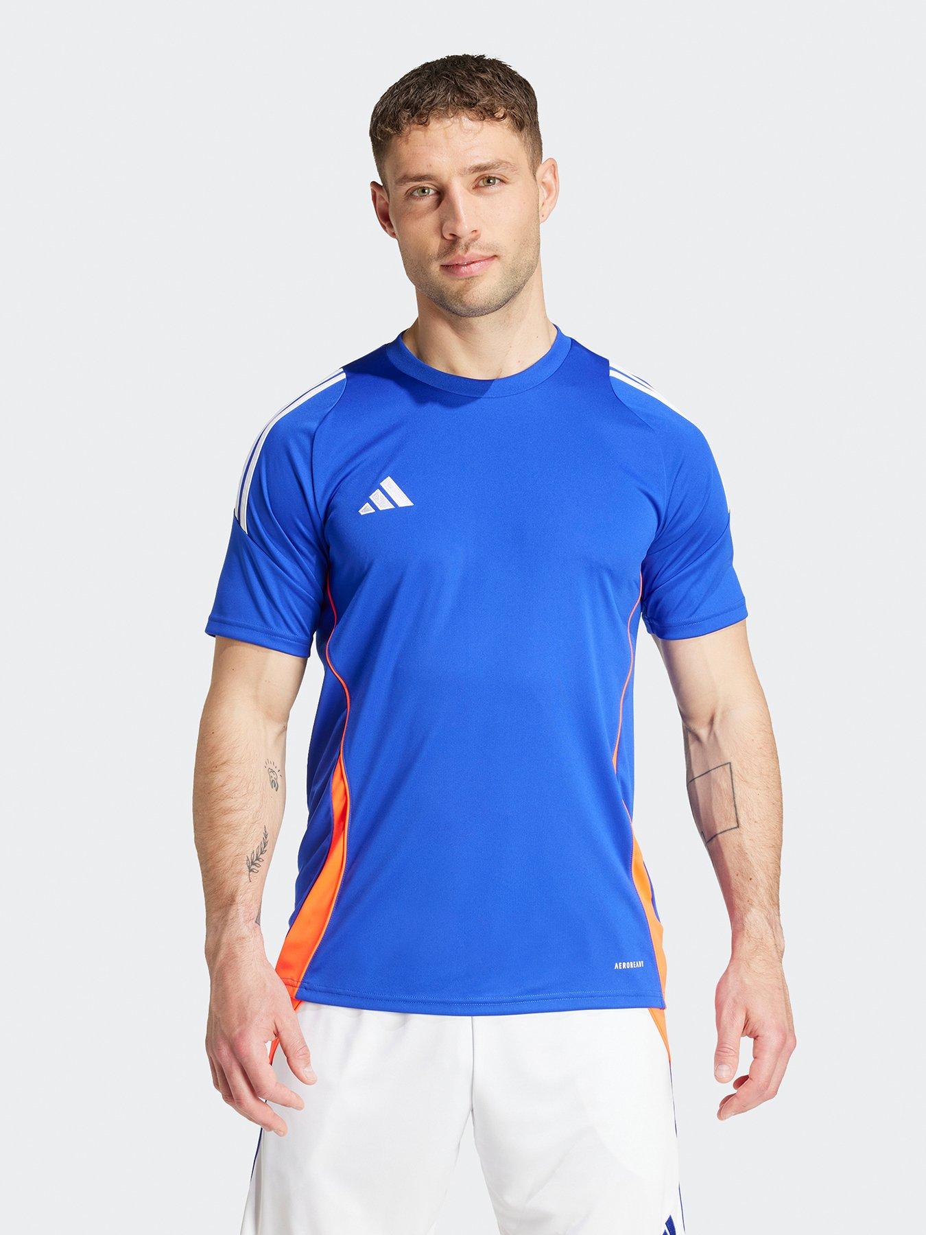 Image 1 of 5 of adidas Mens Tiro 24 Training Jersey -white/blue