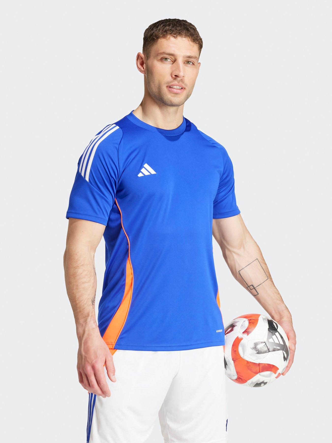 Image 3 of 5 of adidas Mens Tiro 24 Training Jersey -white/blue