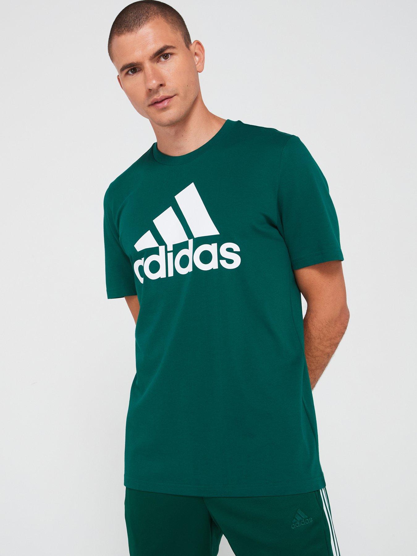 undefined Men's Big Logo Single Jersey Tee - Green