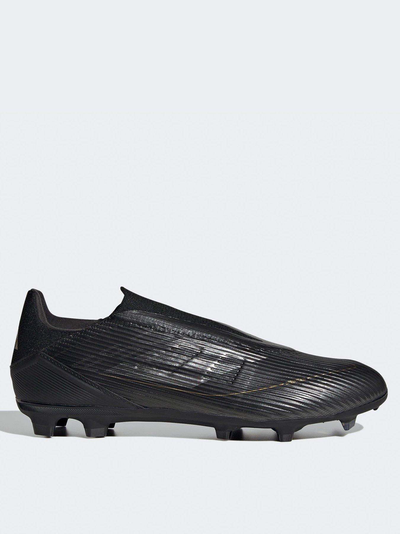 undefined Mens F50 League Laceless Firm Ground Football Boot -black/gold
