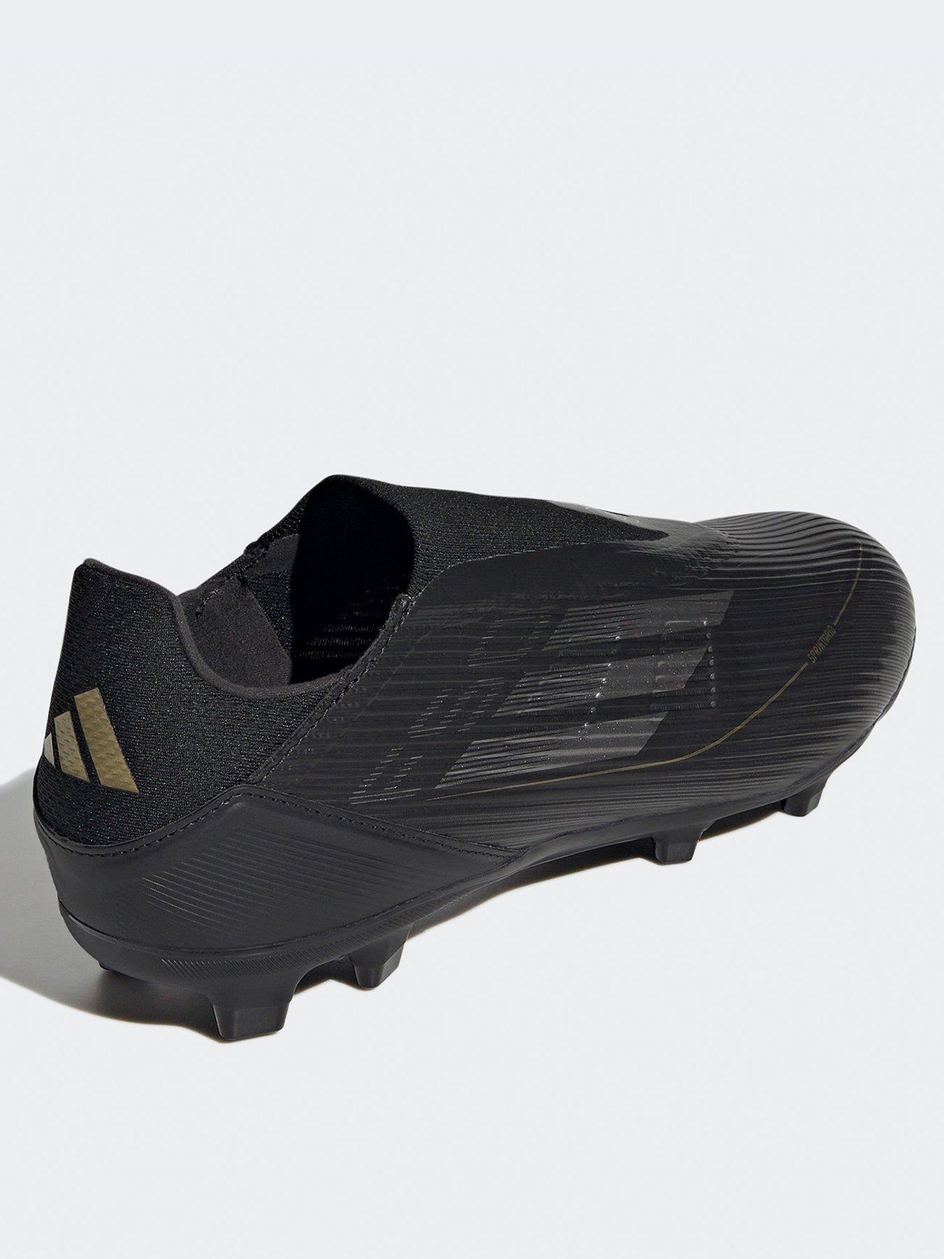 Image 3 of 6 of adidas Mens F50 League Laceless Firm Ground Football Boot -black/gold