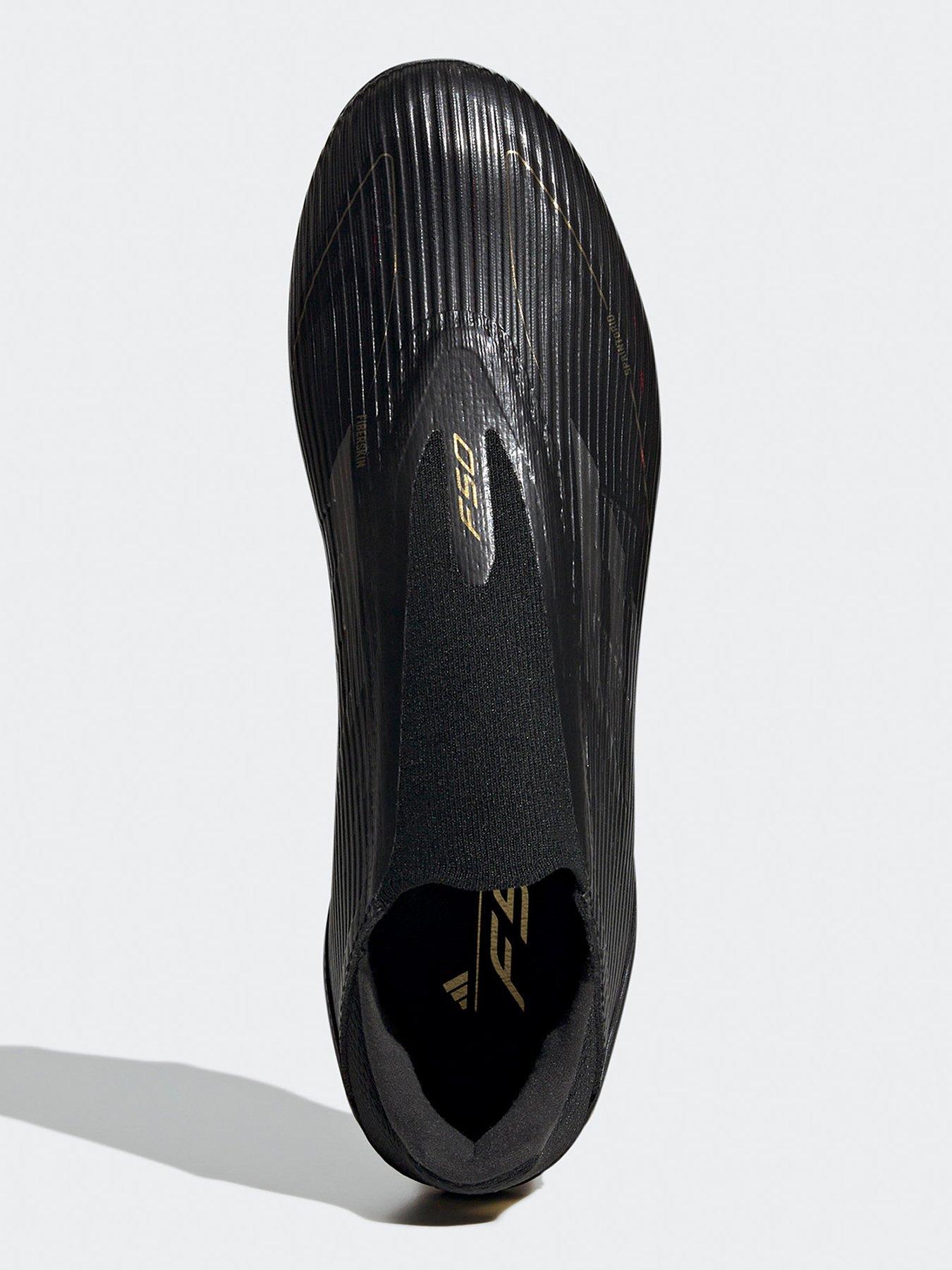 Image 4 of 6 of adidas Mens F50 League Laceless Firm Ground Football Boot -black/gold