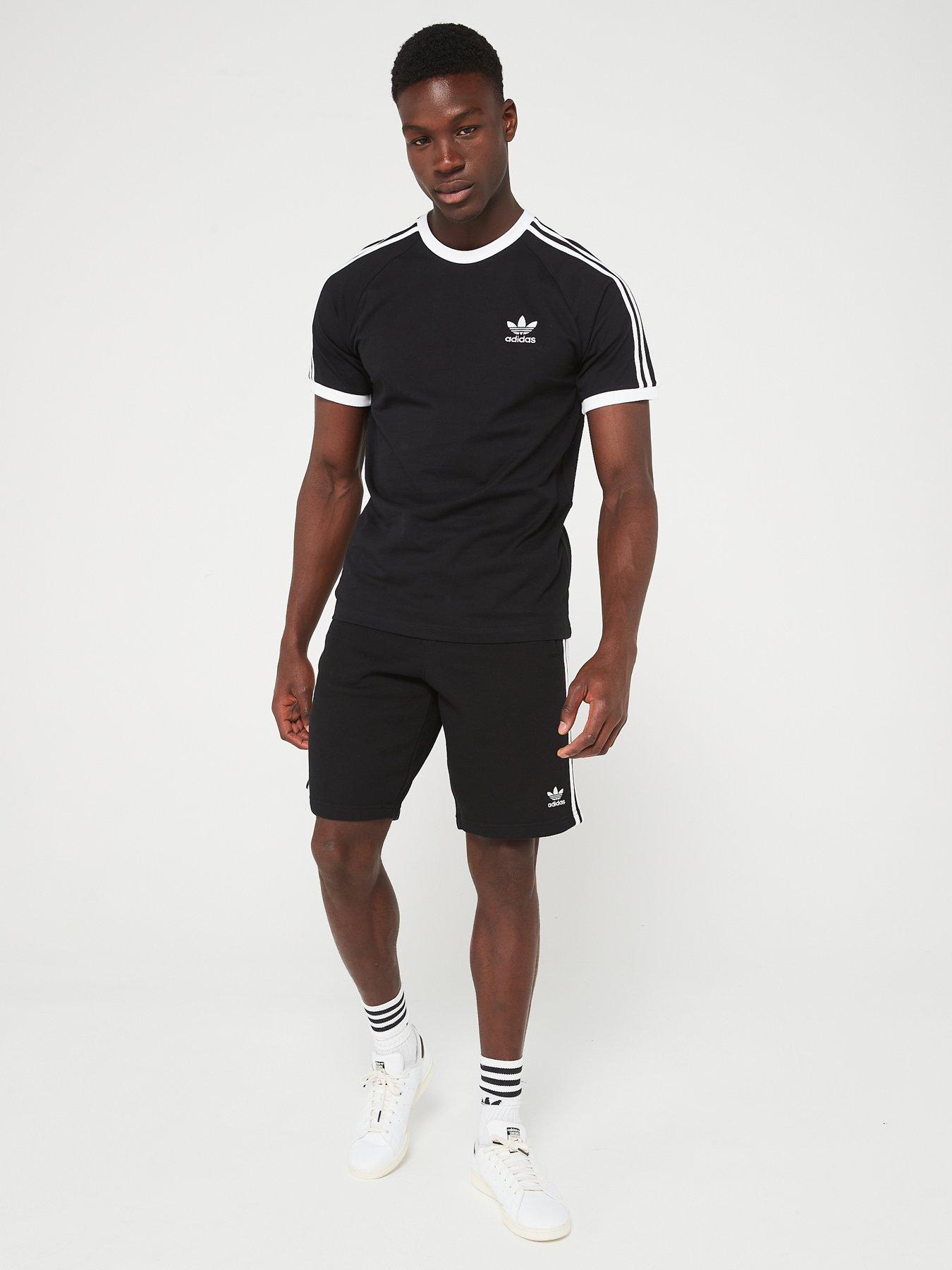 Image 3 of 6 of adidas Sportswear Mens 3-stripes Short - Black