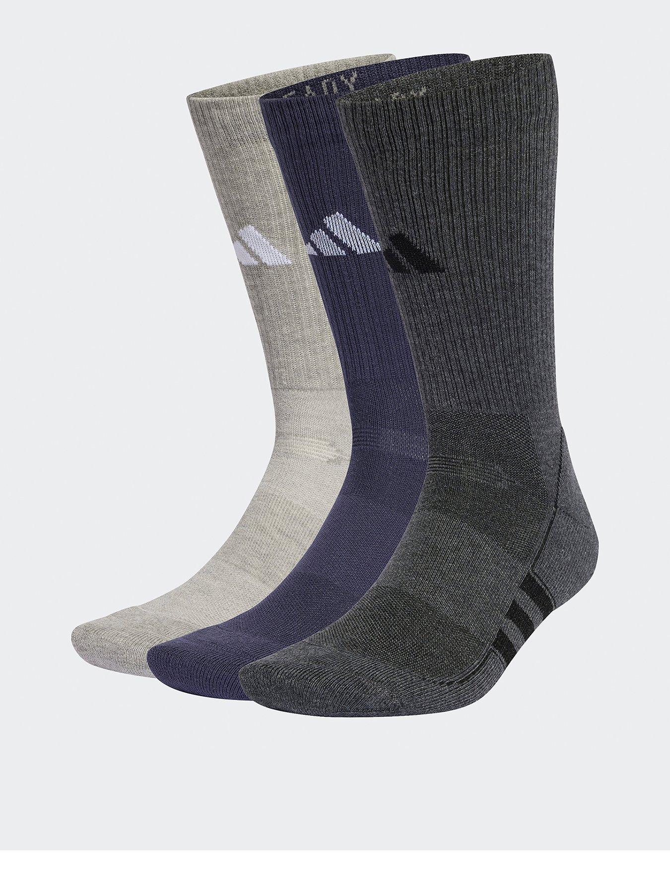 undefined Unisex Adult Training Cushioned Crew 3pk Socks - Multi