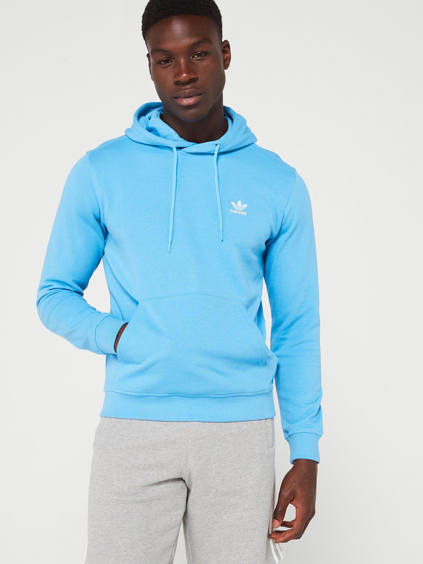 Blue adidas hoodie mens hotsell