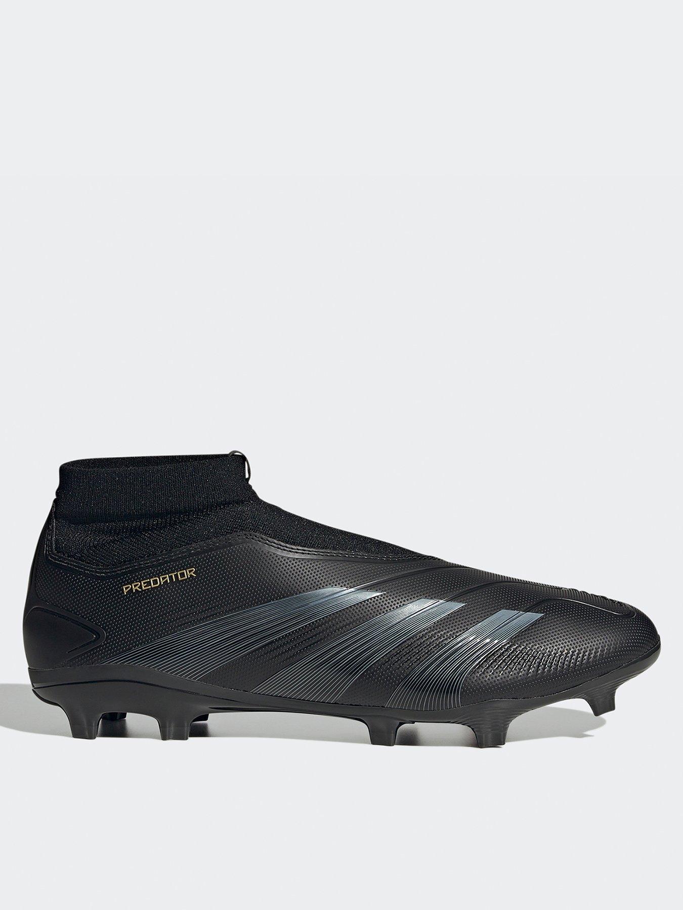 undefined Mens Predator League Laceless Firm Ground Football Boot -black/gold