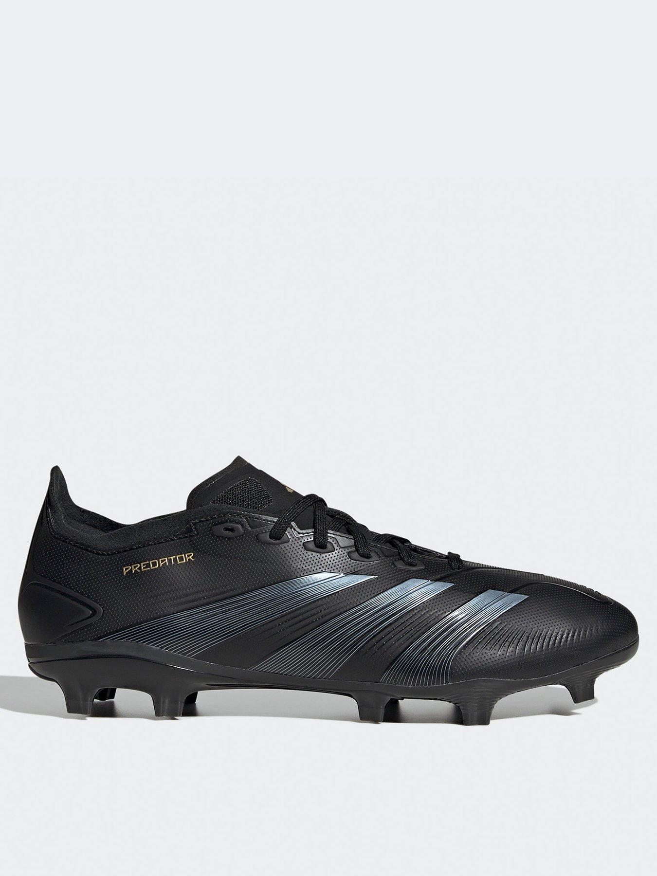 Plain black football boots hotsell