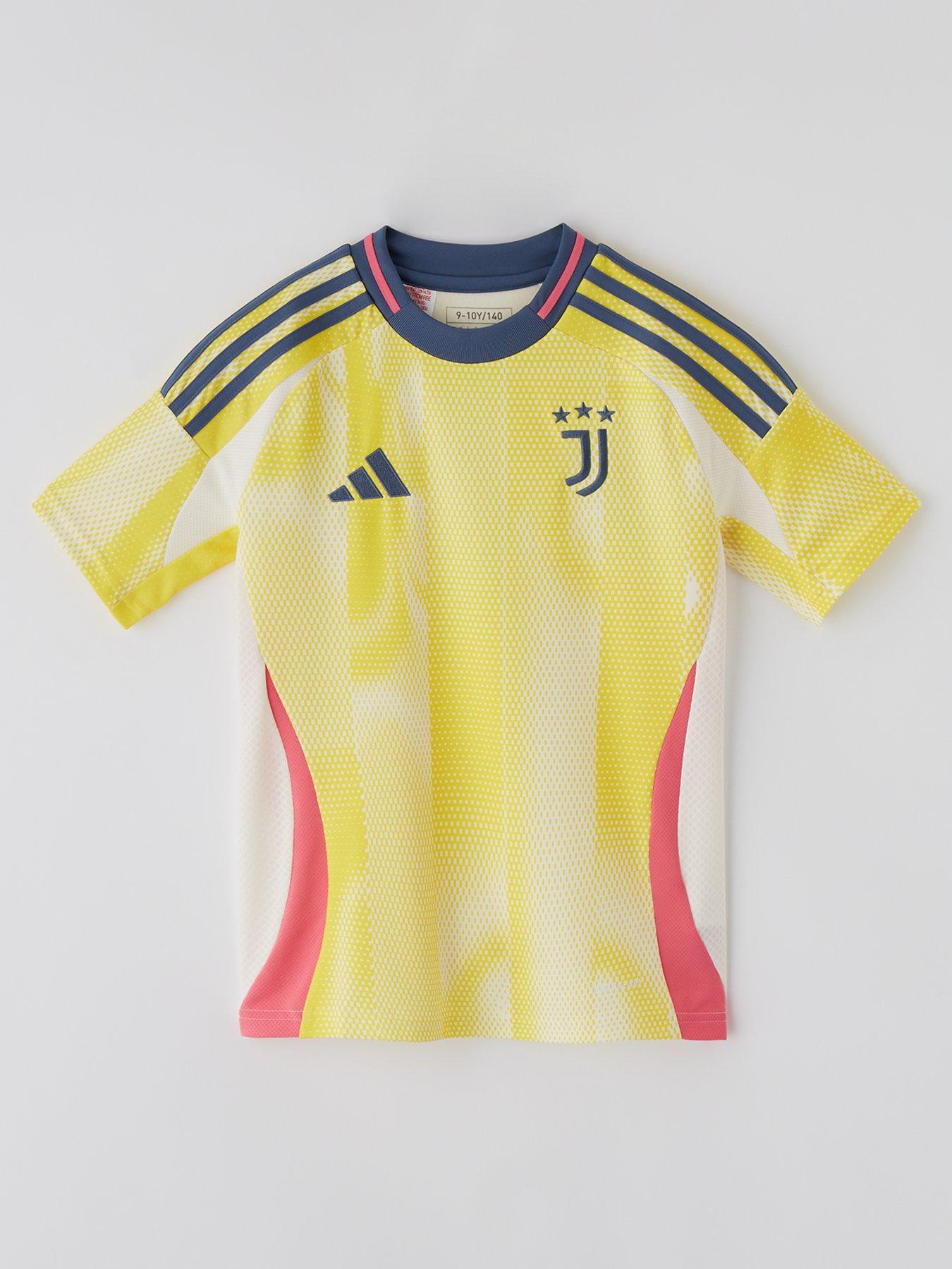 adidas Juventus Junior 24/25 Away Stadium Replica Shirt Yellow