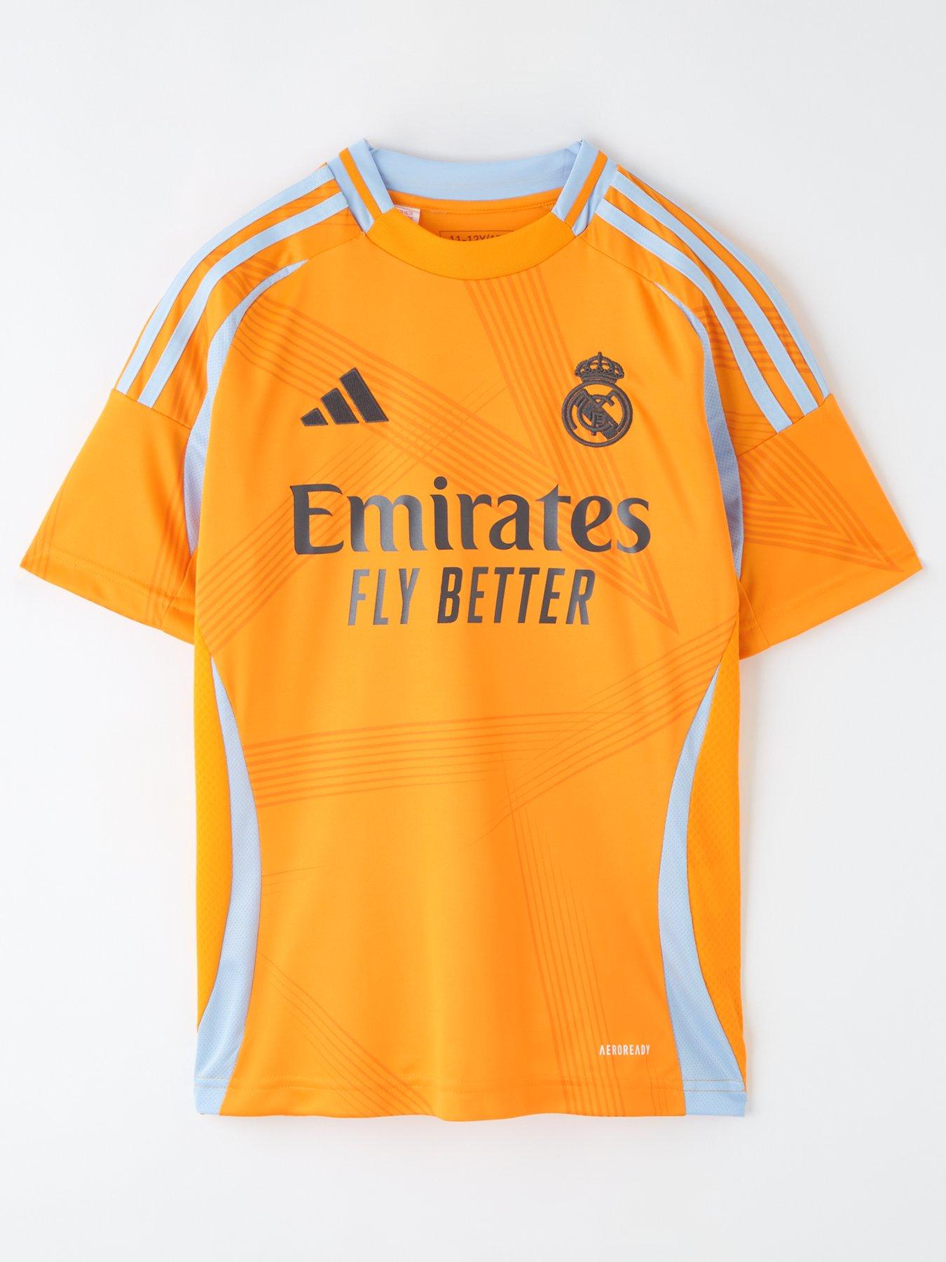 Image 1 of 4 of adidas Real Madrid Junior 24/25 Away Stadium Replica Shirt - Orange