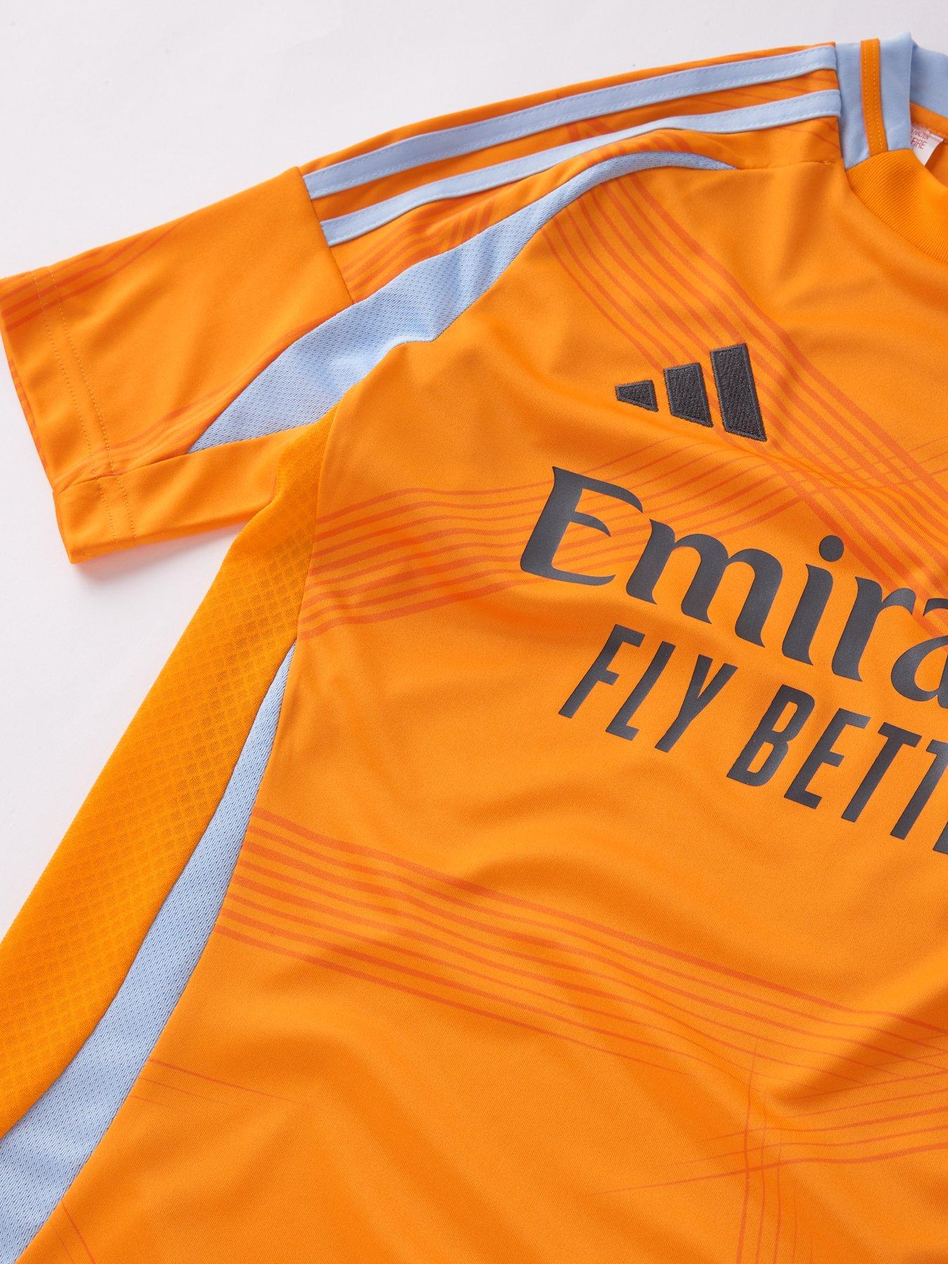 Image 4 of 4 of adidas Real Madrid Junior 24/25 Away Stadium Replica Shirt - Orange