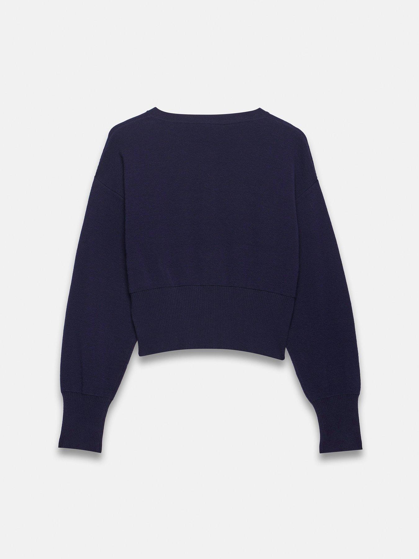Velvet Yasmine Textured Cotton Cardigan- Milk