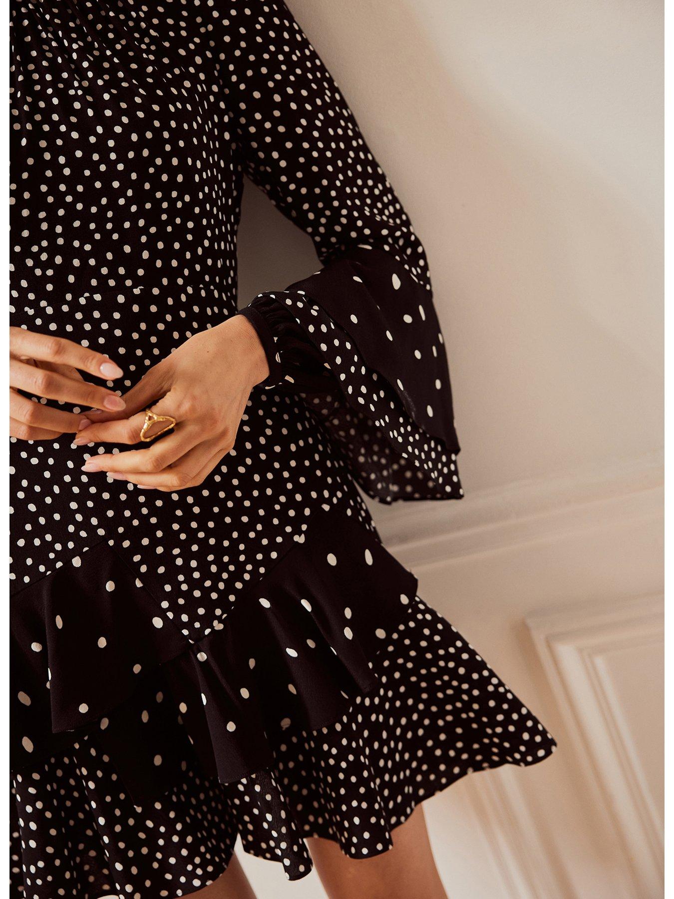 Mint velvet polka dot dress hotsell