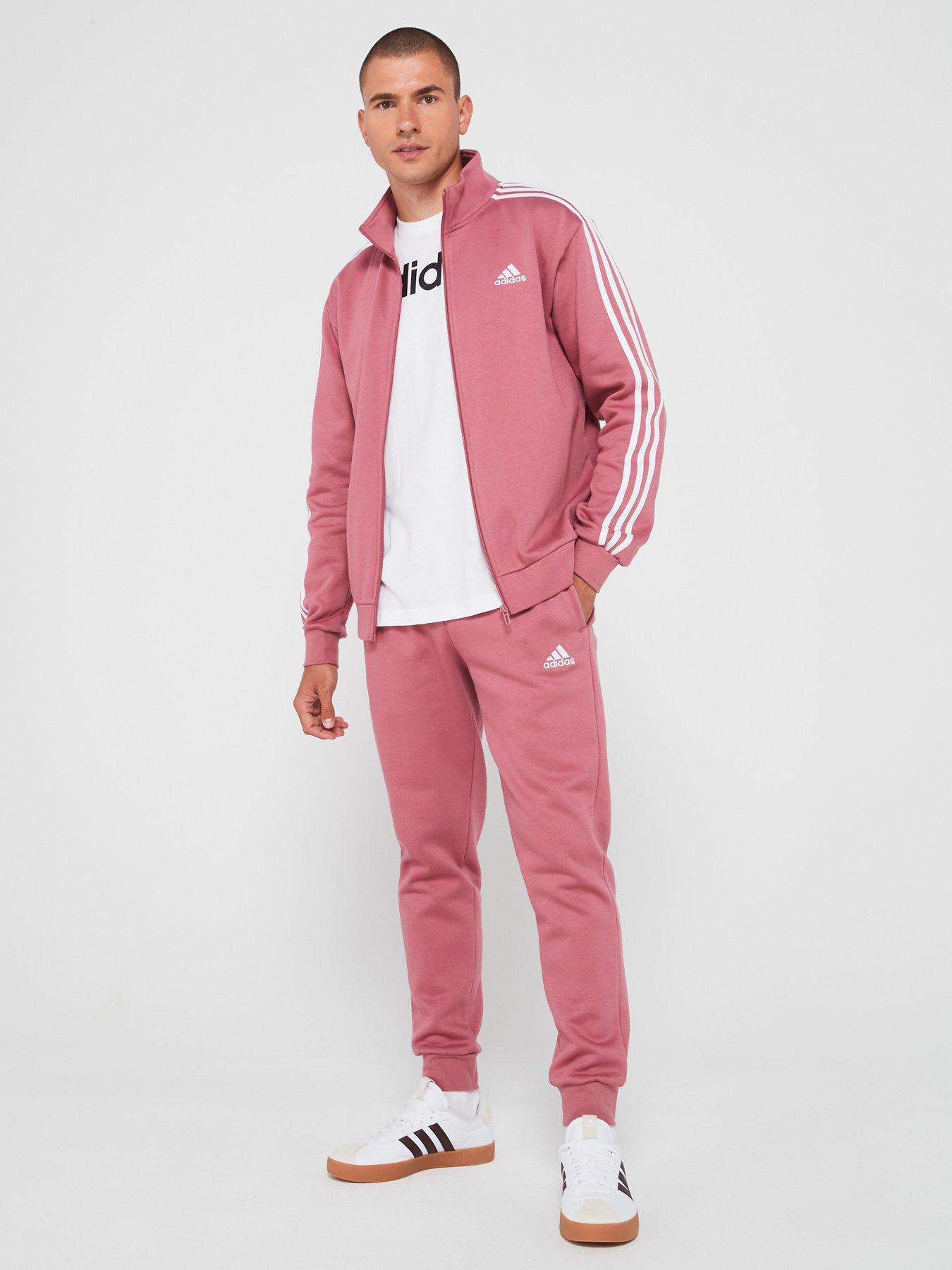 Pink men tracksuit on sale