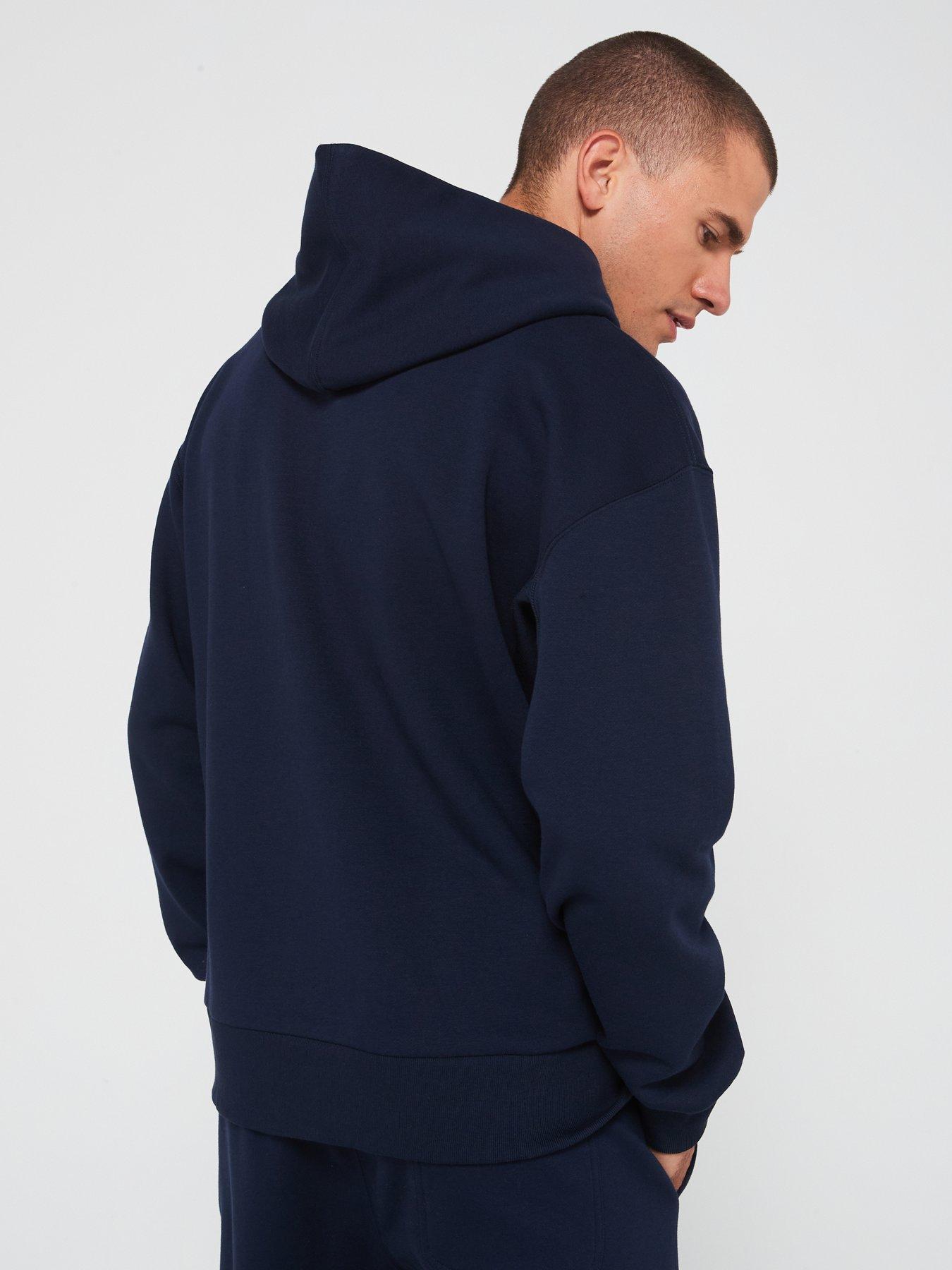 Navy adidas hoodie mens clearance
