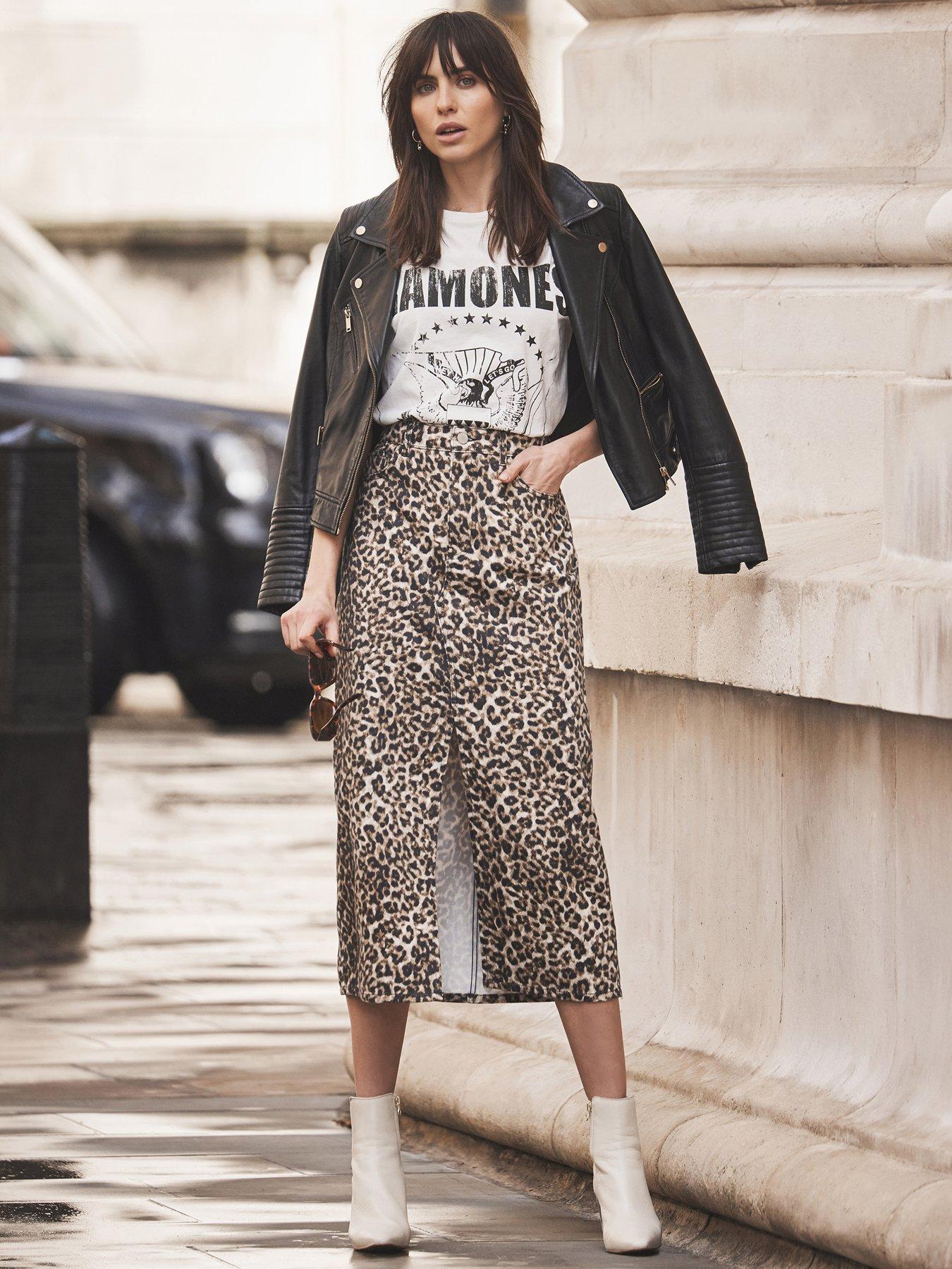 Dancing leopard brooklyn midi skirt sale
