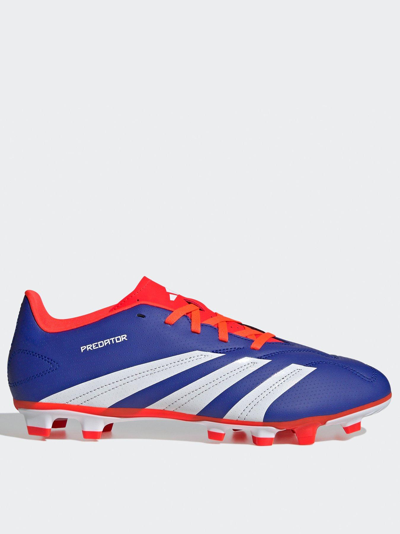 adidas Mens Predator Club Firm Ground Football Boot Blue Very