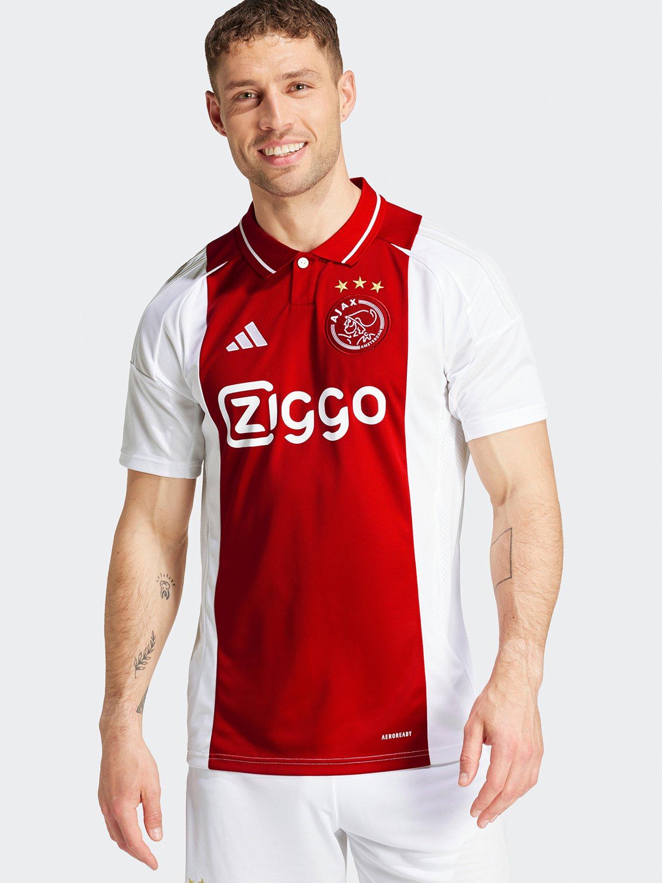 undefined Ajax Mens 24/25 Home Stadium Replica Shirt - White