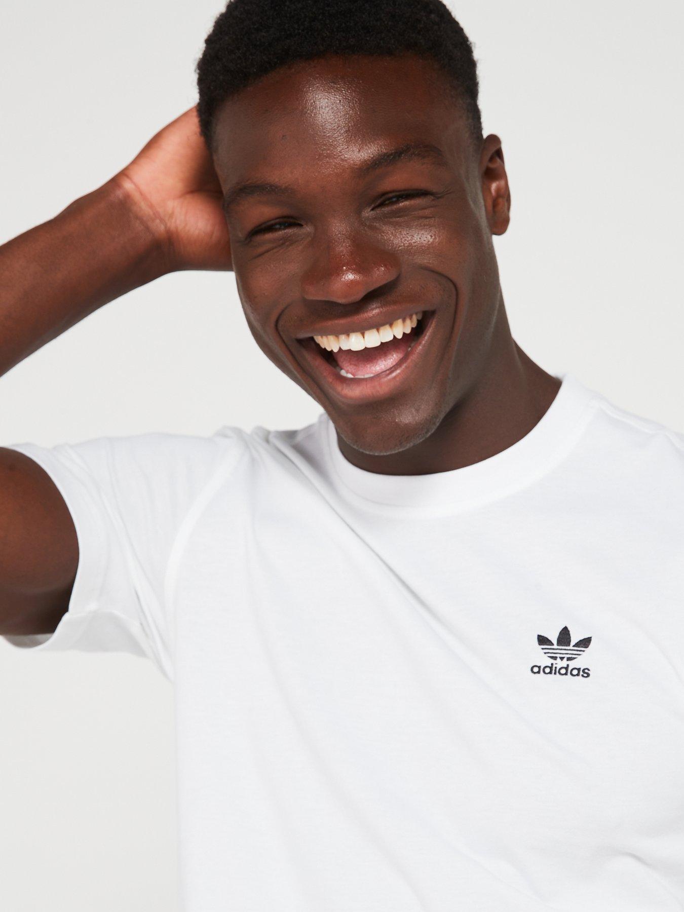 Image 4 of 5 of adidas Originals Men's Essentials Tee - White