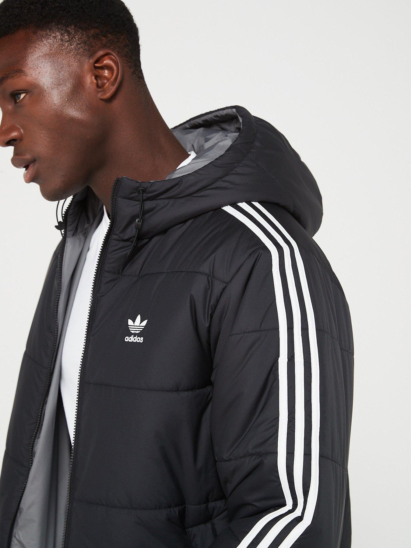 adidas Originals Mens Reversible Padded Jacket Black Very